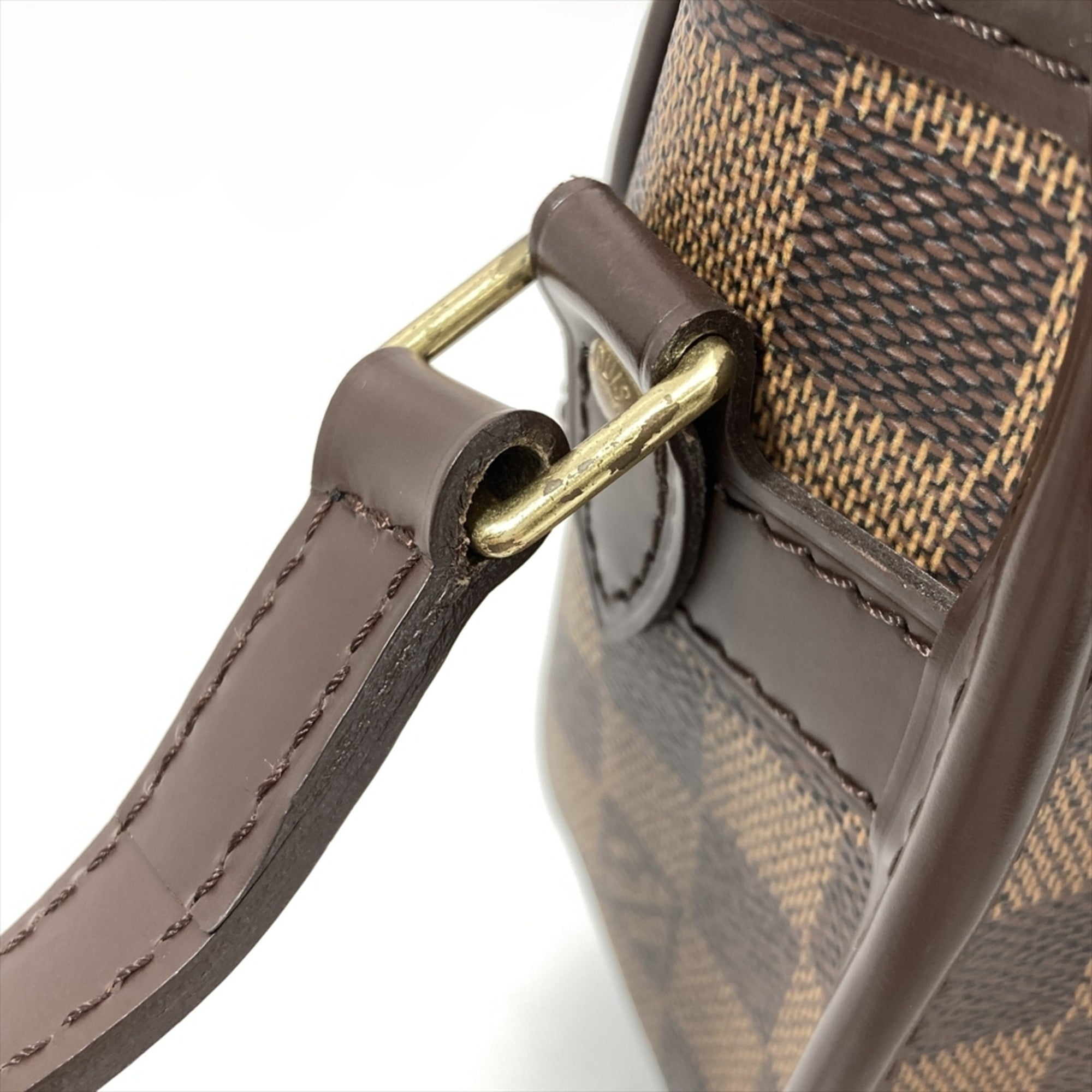 Louis Vuitton Brown Damier Canvas Ebene Shoulder Bag (Pre-Owned)