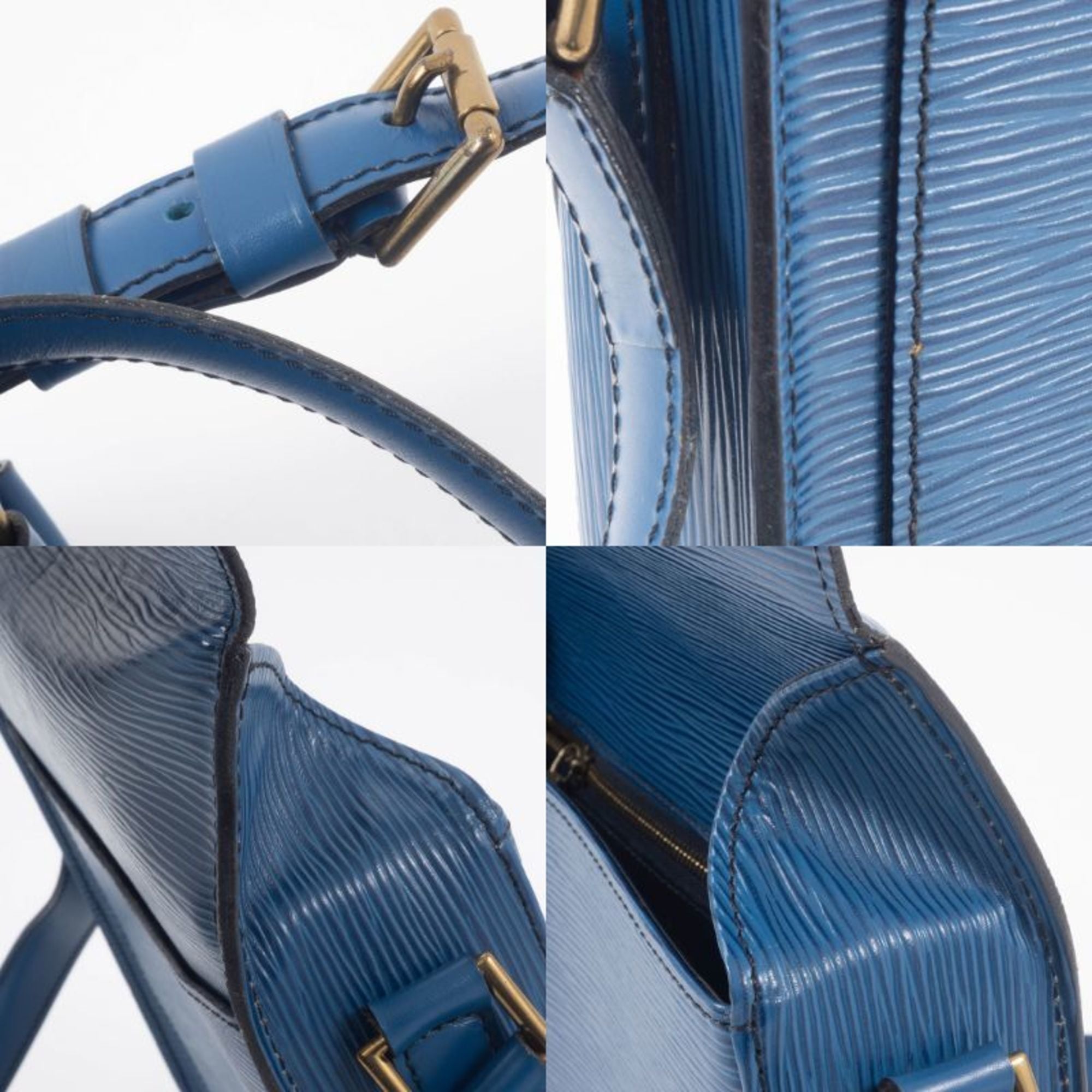 Louis Vuitton Epi Blue Epi Leather Shoulder Bag (Pre-Owned)