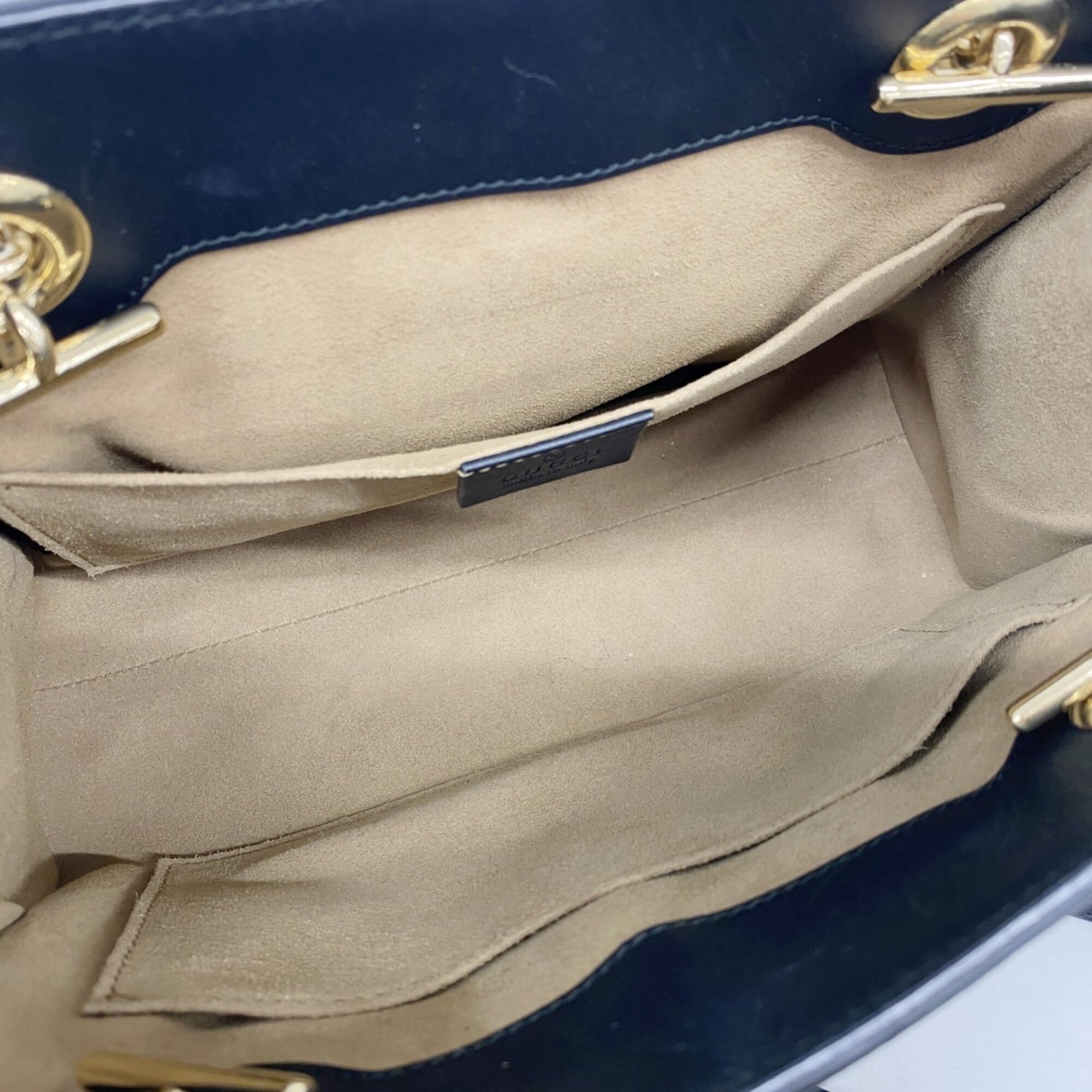 Gucci Black Brown Pvc Shoulder Bag (Pre-Owned)