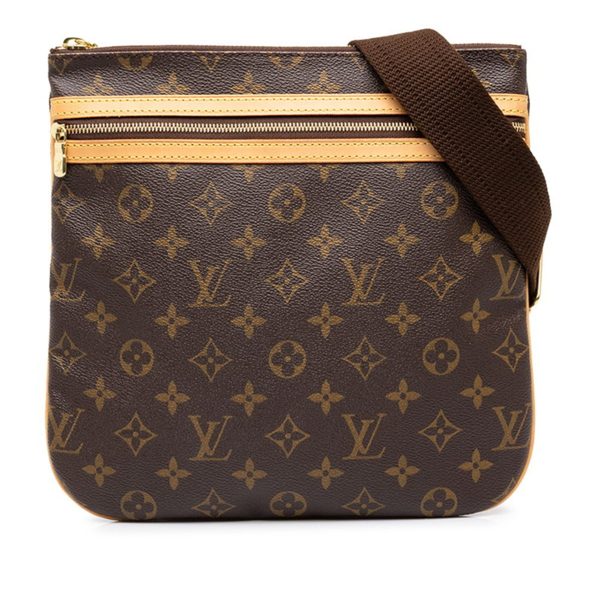 Louis Vuitton Monogram Brown Pvc Leather Shoulder Bag (Pre-Owned)