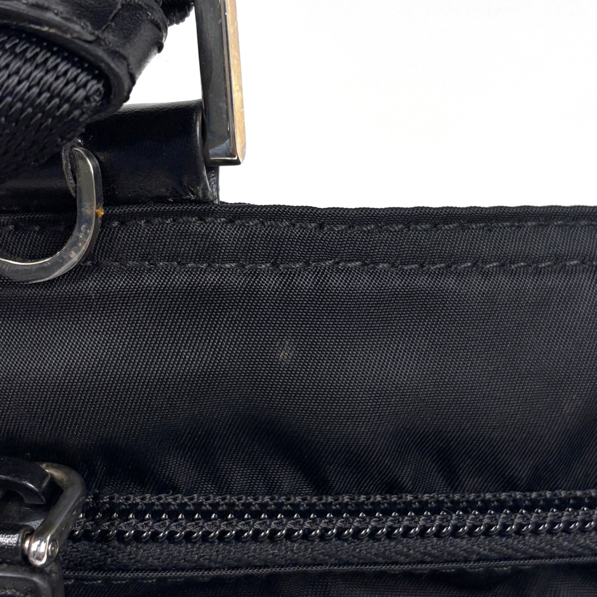 Prada Black Nylon Shoulder Bag (Pre-Owned)