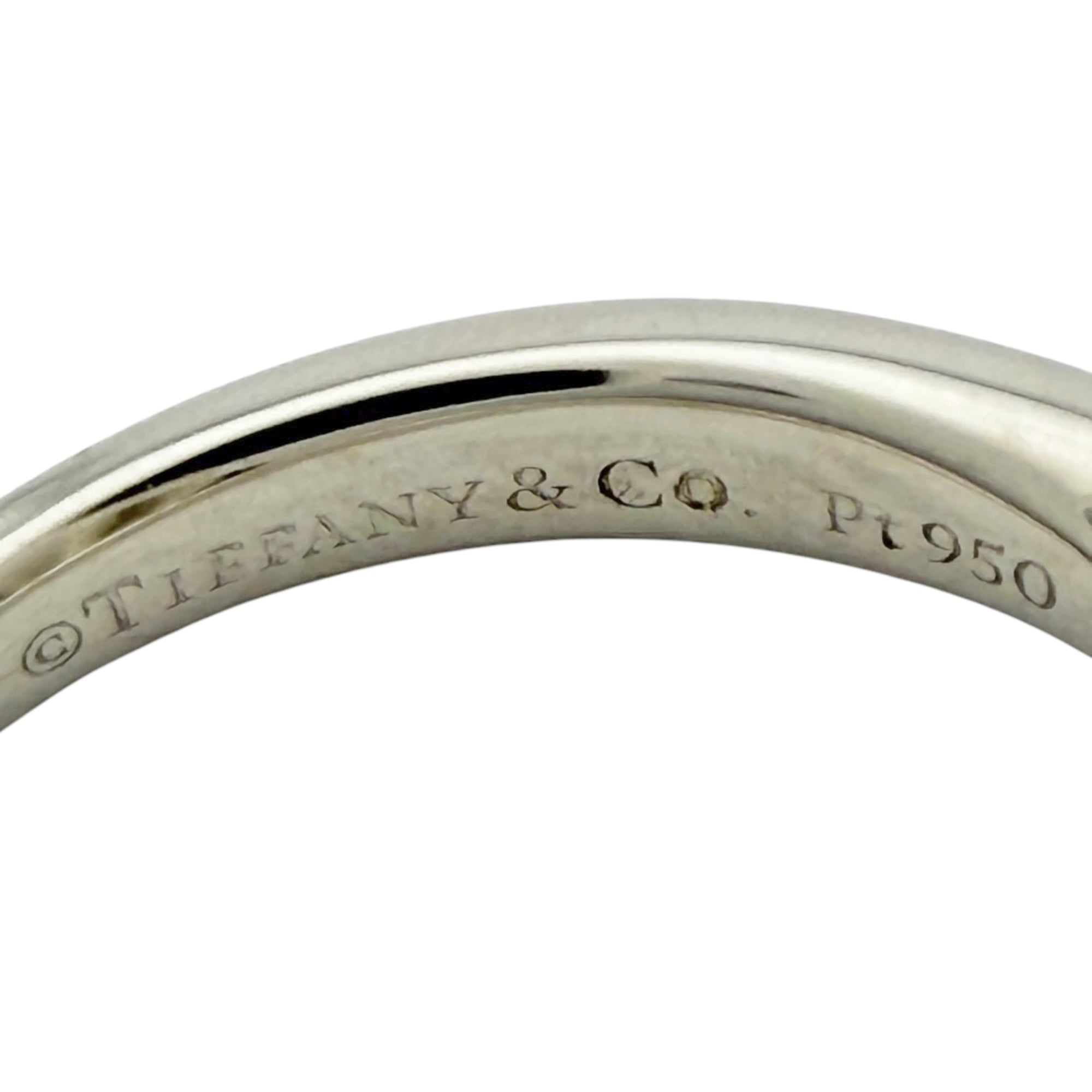 Tiffany Platinum 950 Band Ring (Pre-Owned)