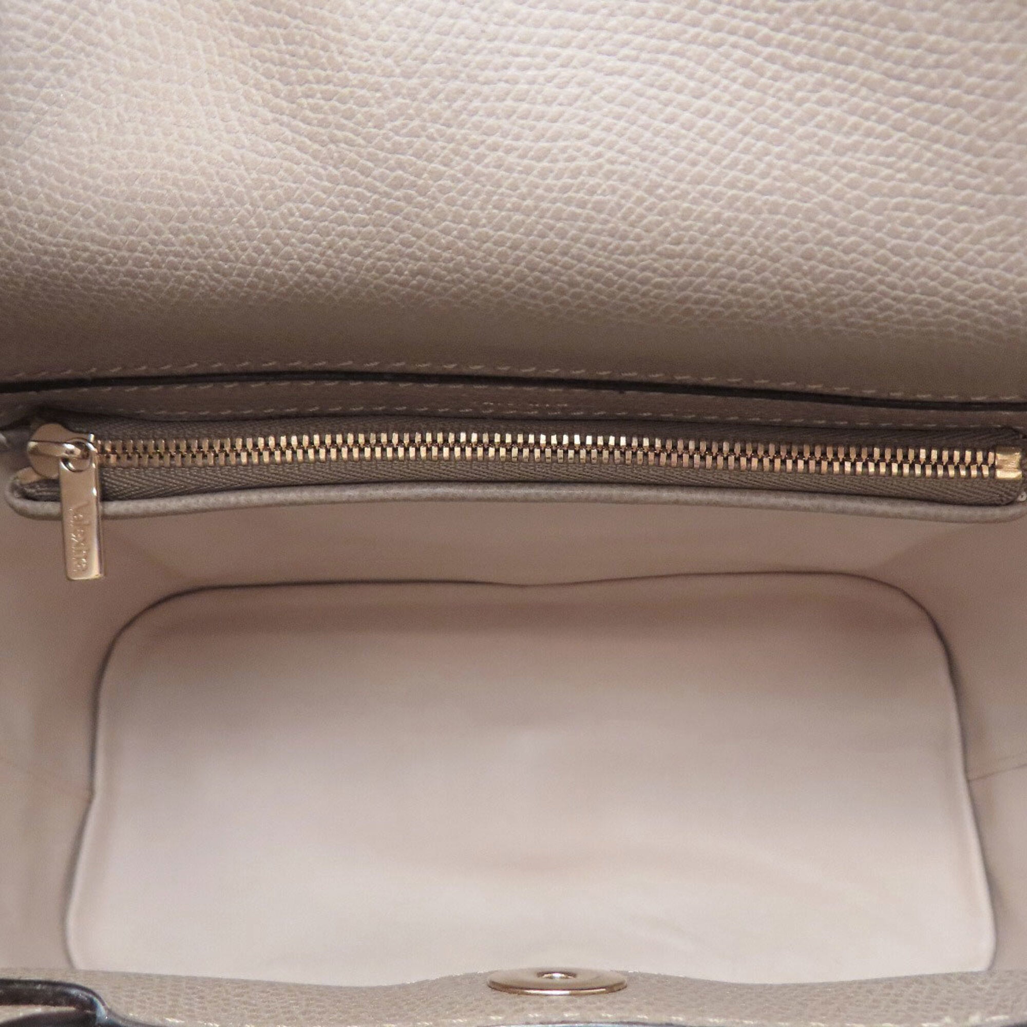 Valextra Beige Leather Handbag (Pre-Owned)