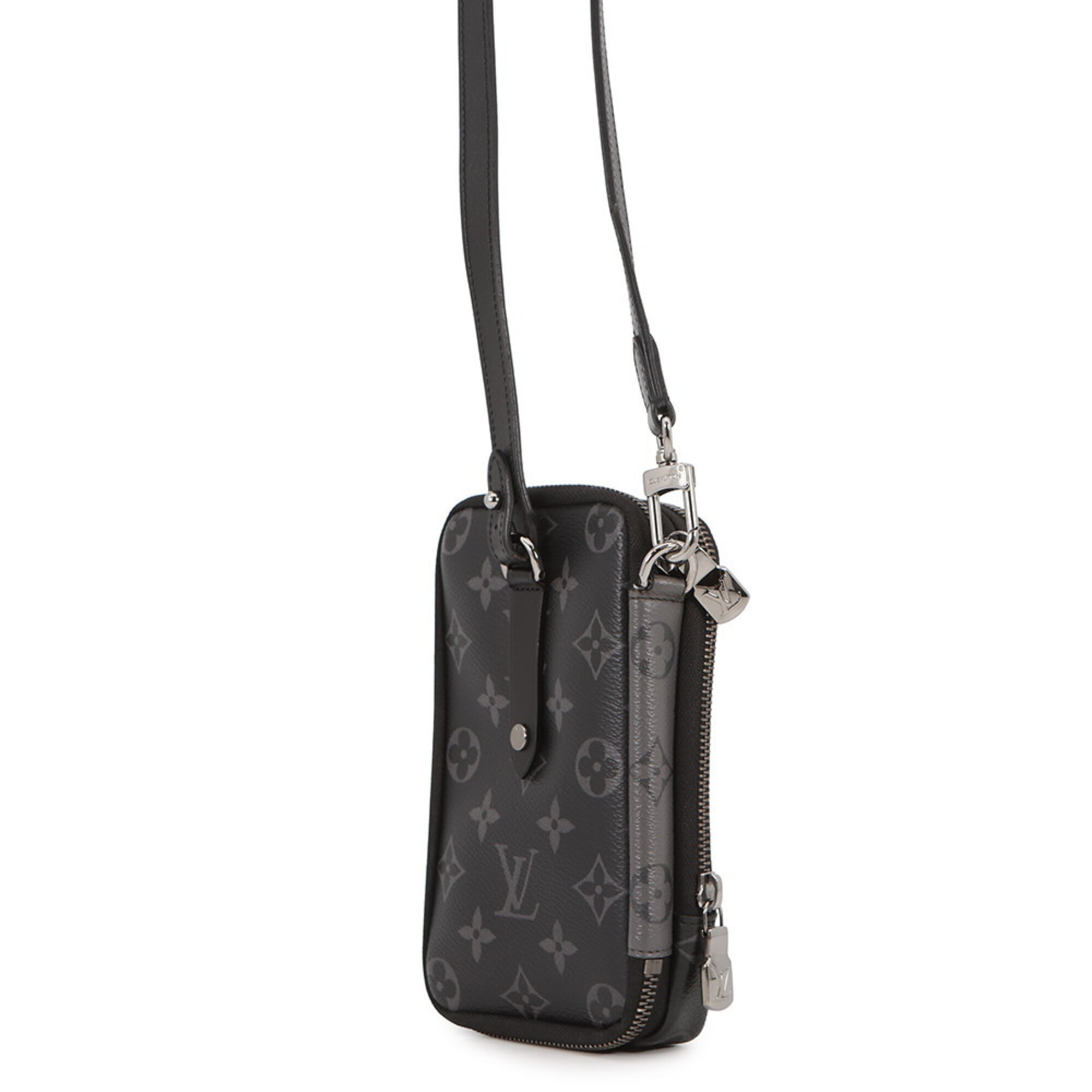 Louis Vuitton Monogram Eclipse Black Noir Monogram Eclipse Shoulder Bag (Pre-Owned)