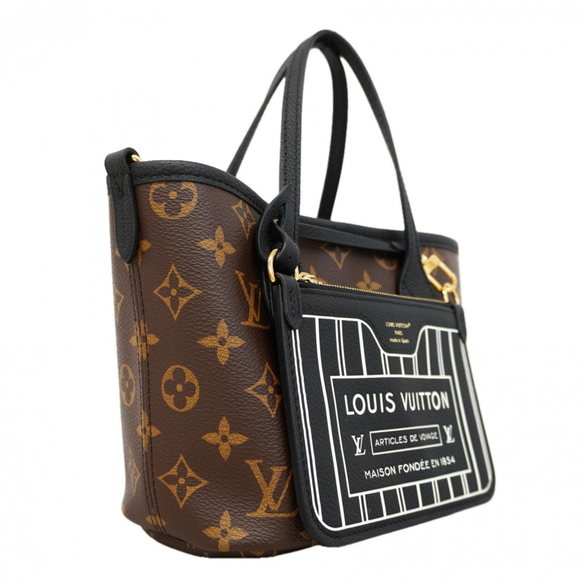Louis Vuitton Brown Noir Handbag (Pre-Owned)