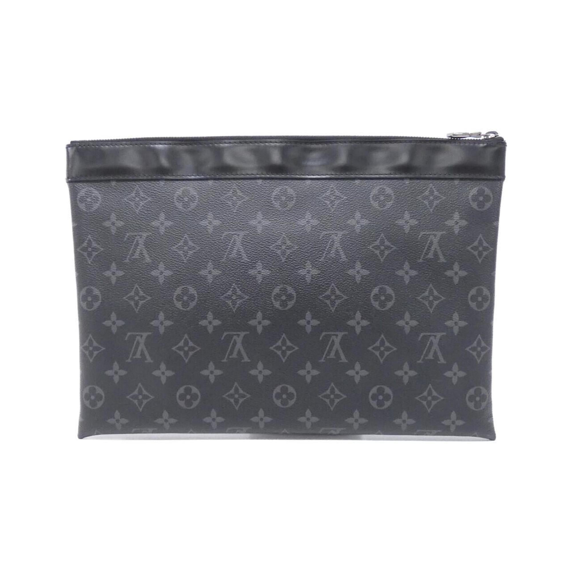 Louis Vuitton Black Coated Canvas Handbag Pochette (Pre-Owned)