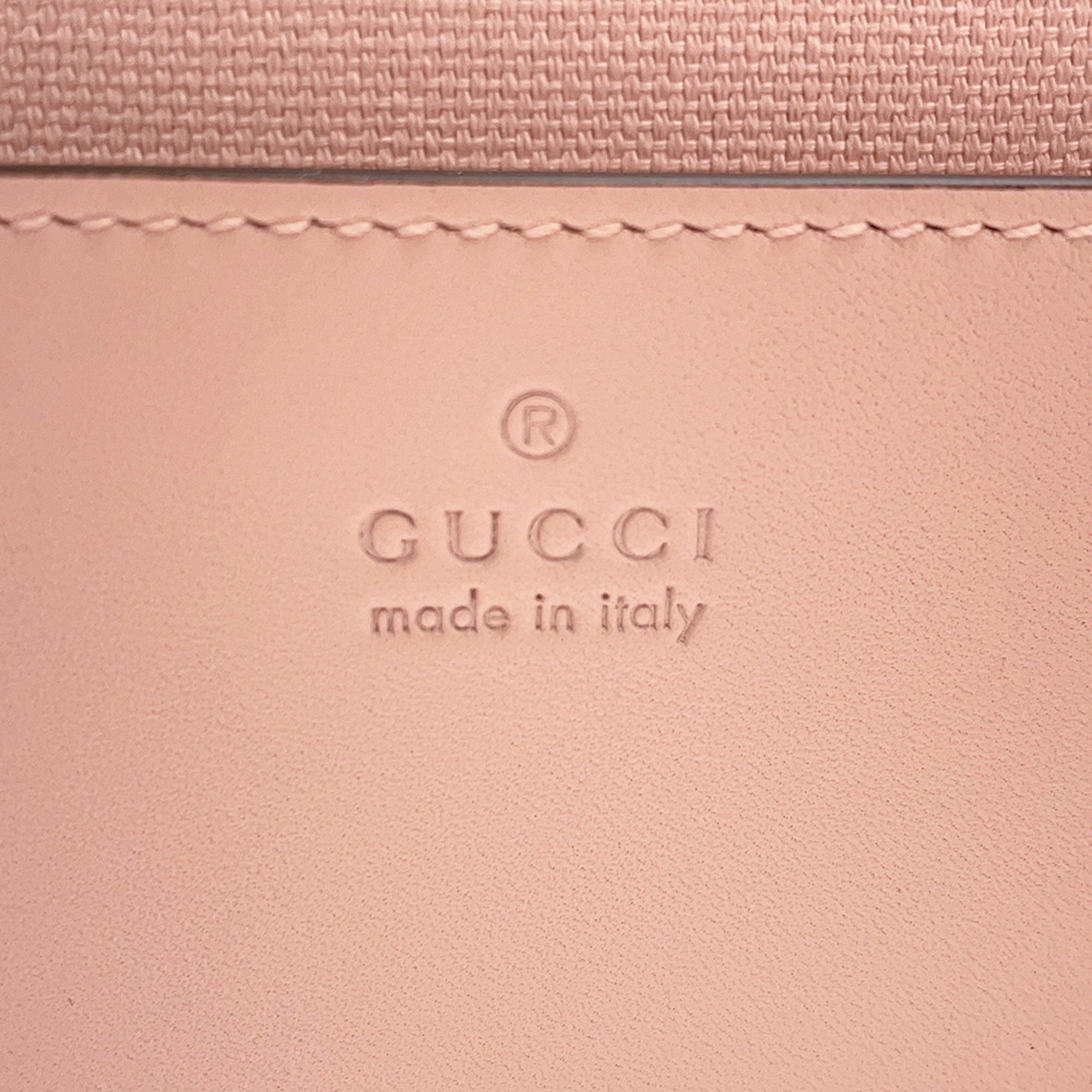 Gucci Pink Leather Handbag (Pre-Owned)