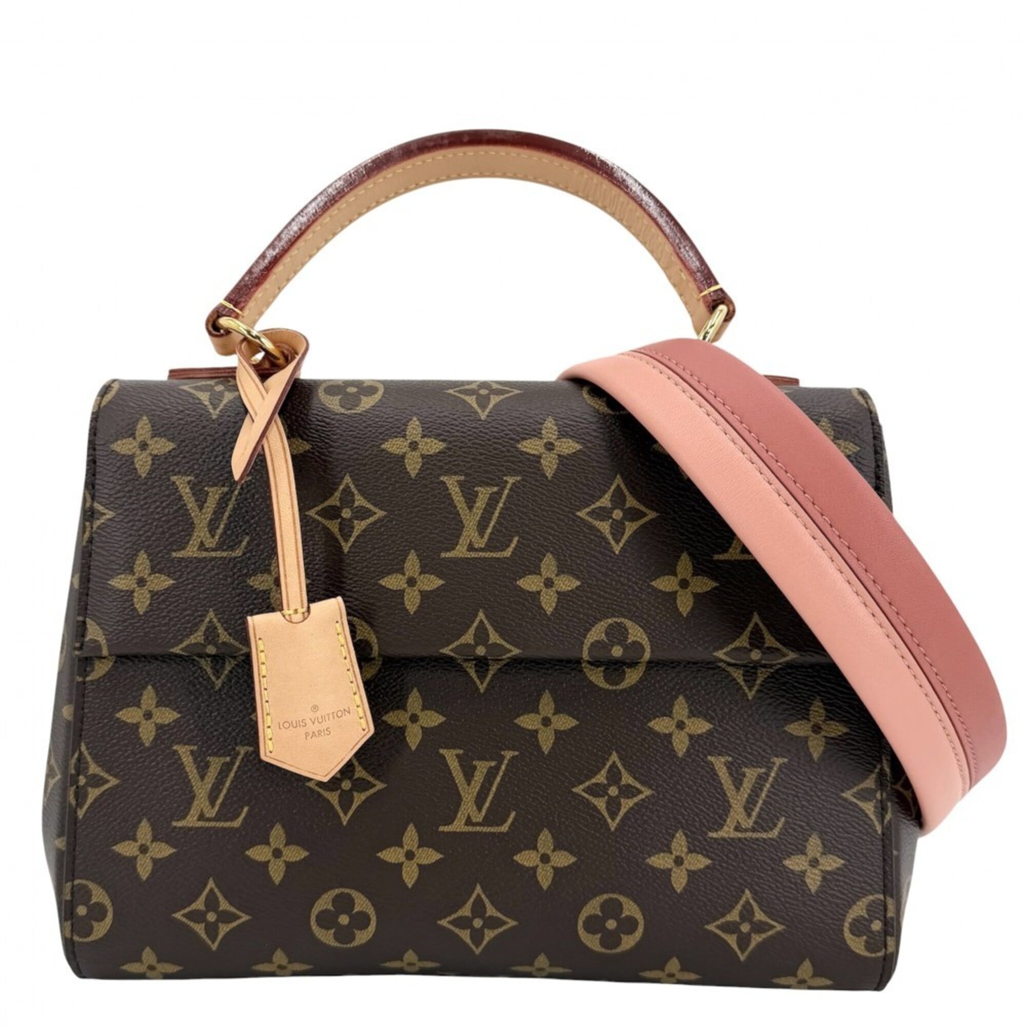 Louis Vuitton Monogram Brown Pink Monogram Handbag (Pre-Owned)