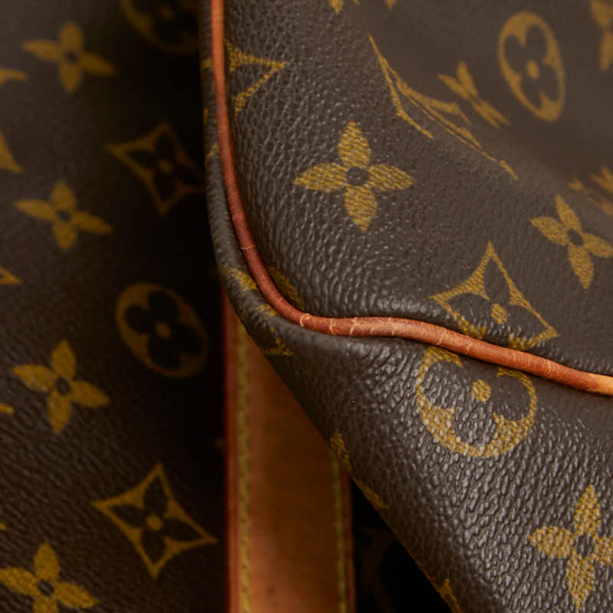 Louis Vuitton Monogram Brown Pvc Leather Boston Bag (Pre-Owned)