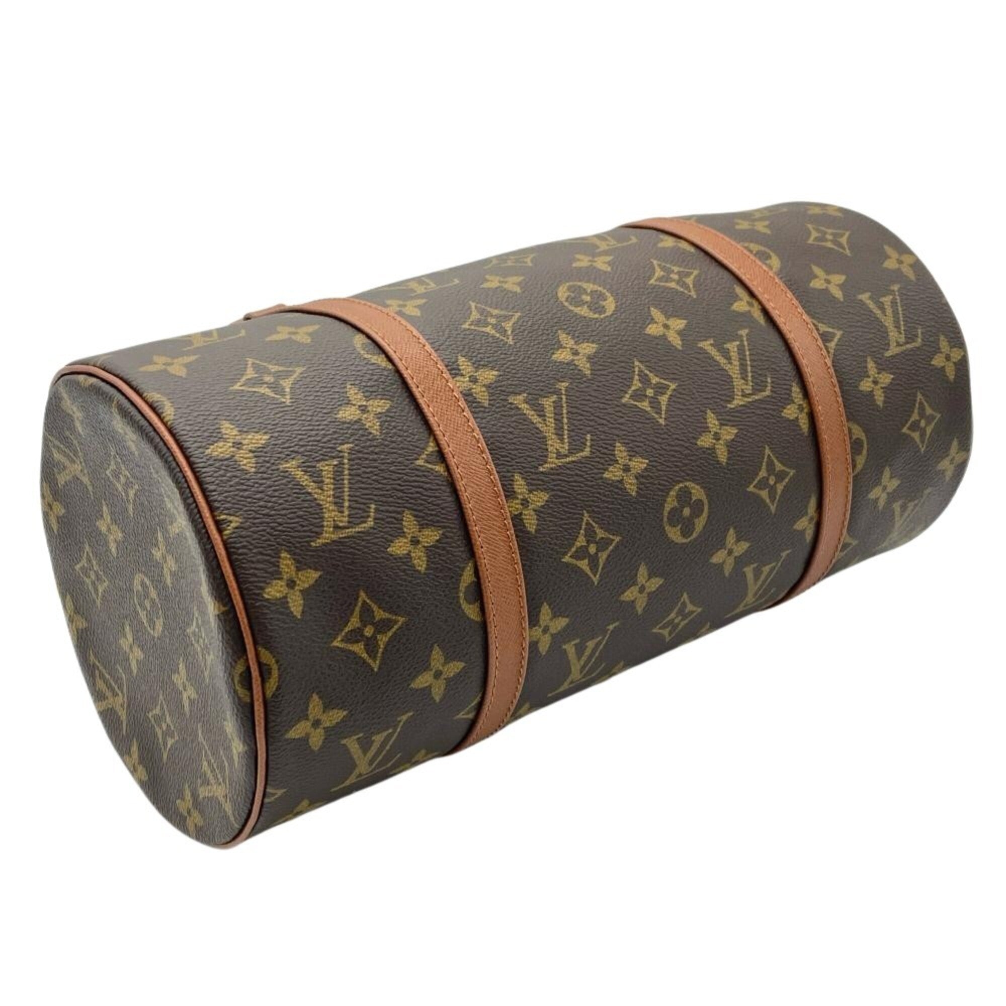 Louis Vuitton Brown Monogram Canvas Handbag Pouch (Pre-Owned)