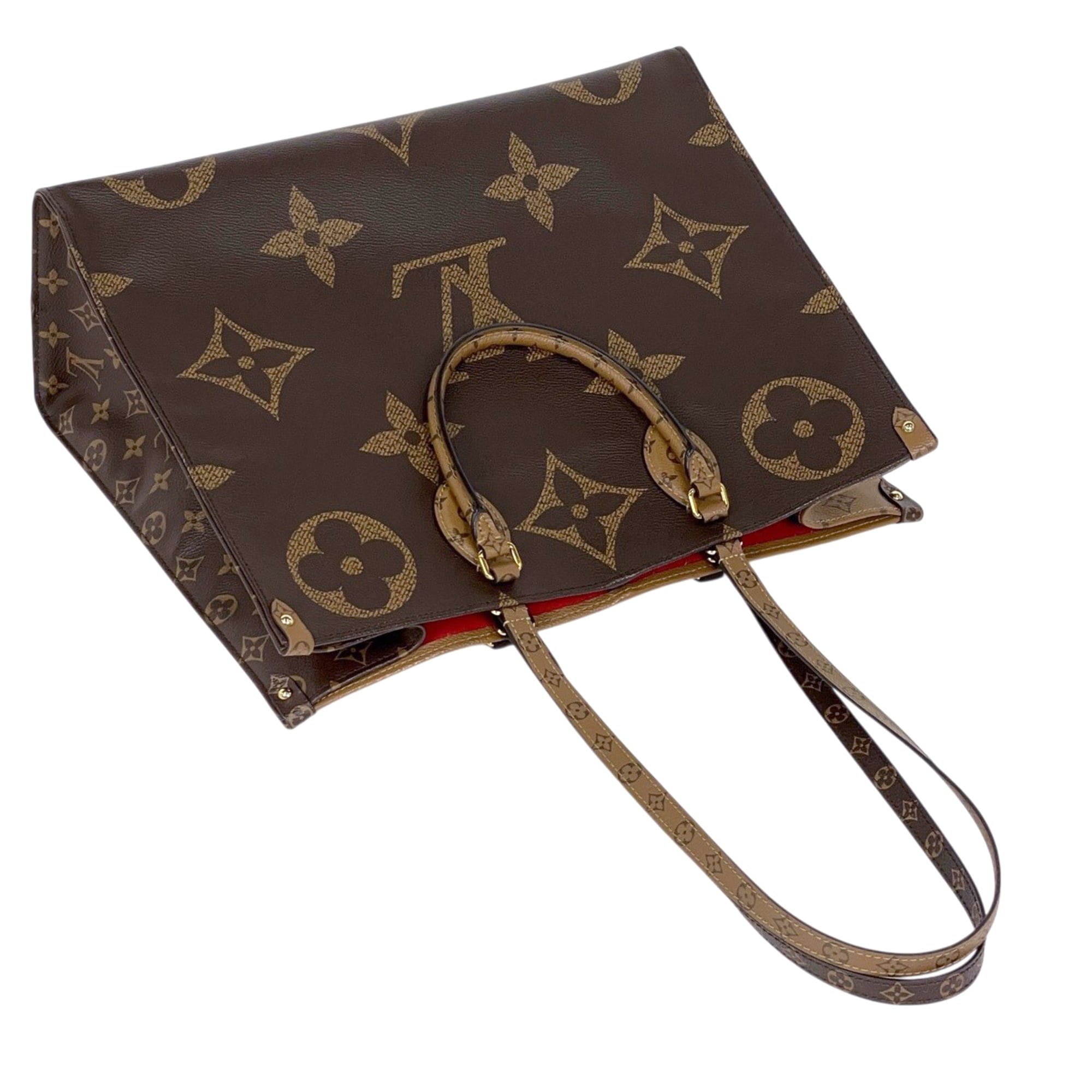 Louis Vuitton Brown Monogram Reverse Shoulder Bag Tote Bag (Pre-Owned)