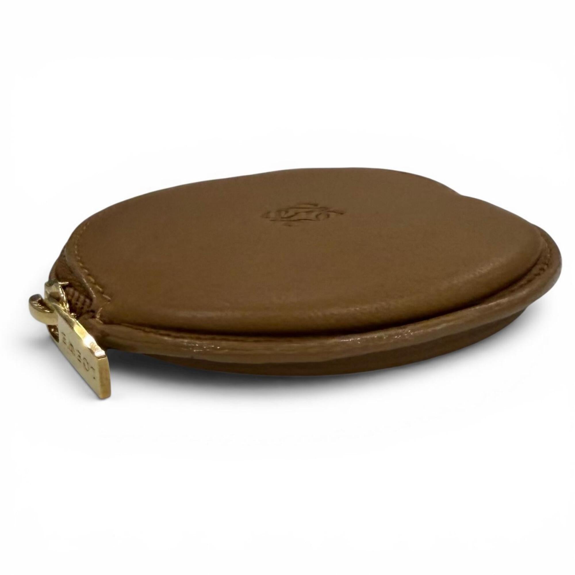 Loewe Brown Leather Coin Purse/Coin Case (Pre-Owned)