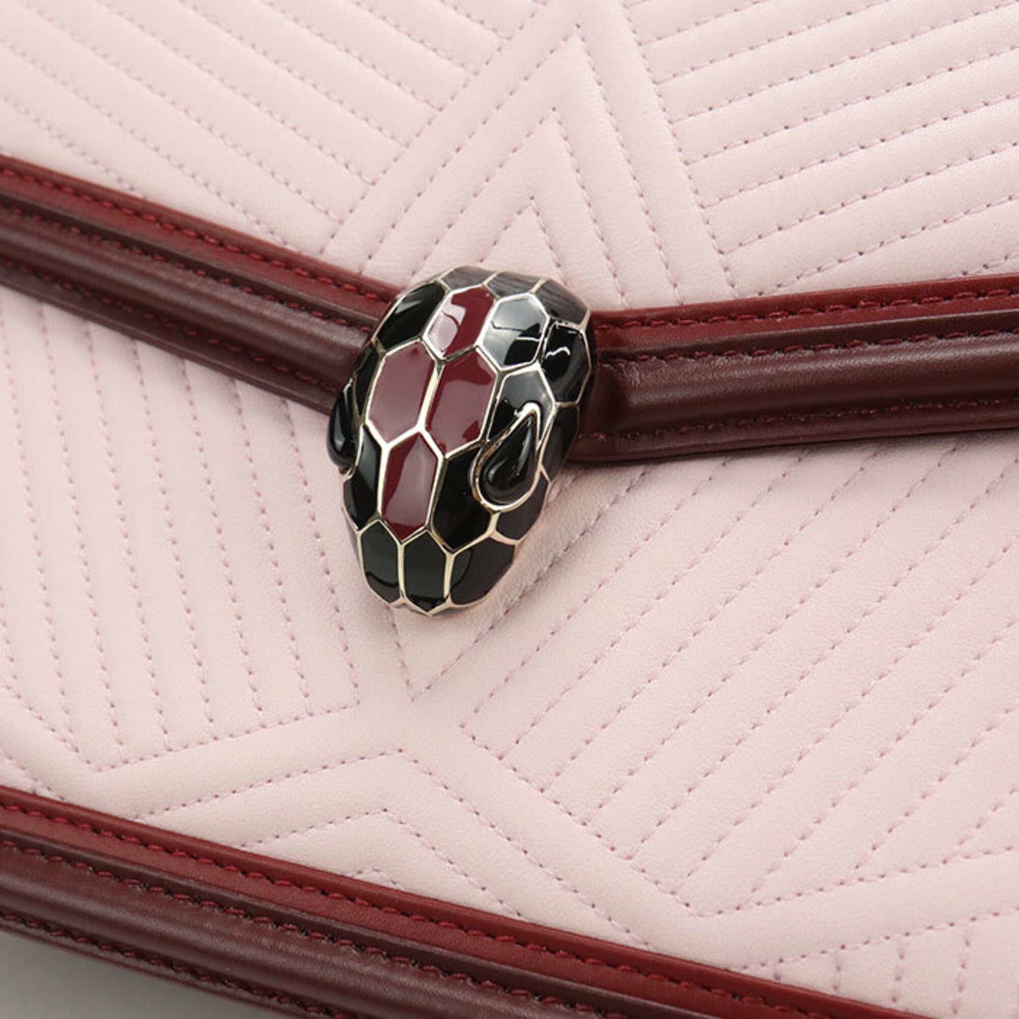 Bvlgari Pink Leather Shoulder Bag (Pre-Owned)