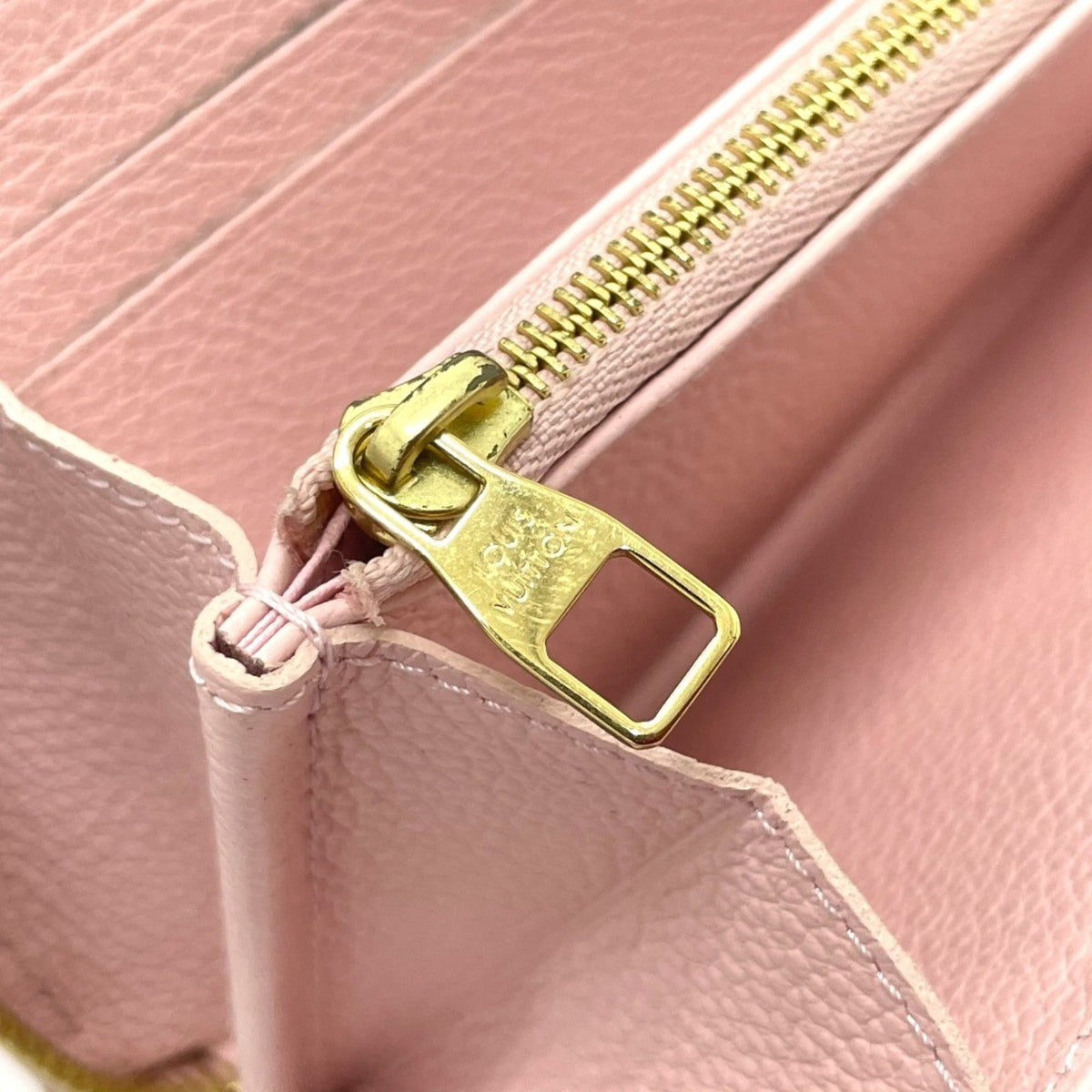 Louis Vuitton Monogram Empreinte Pink Monogram Empreinte Long Wallet (Bi-Fold) (Pre-Owned)