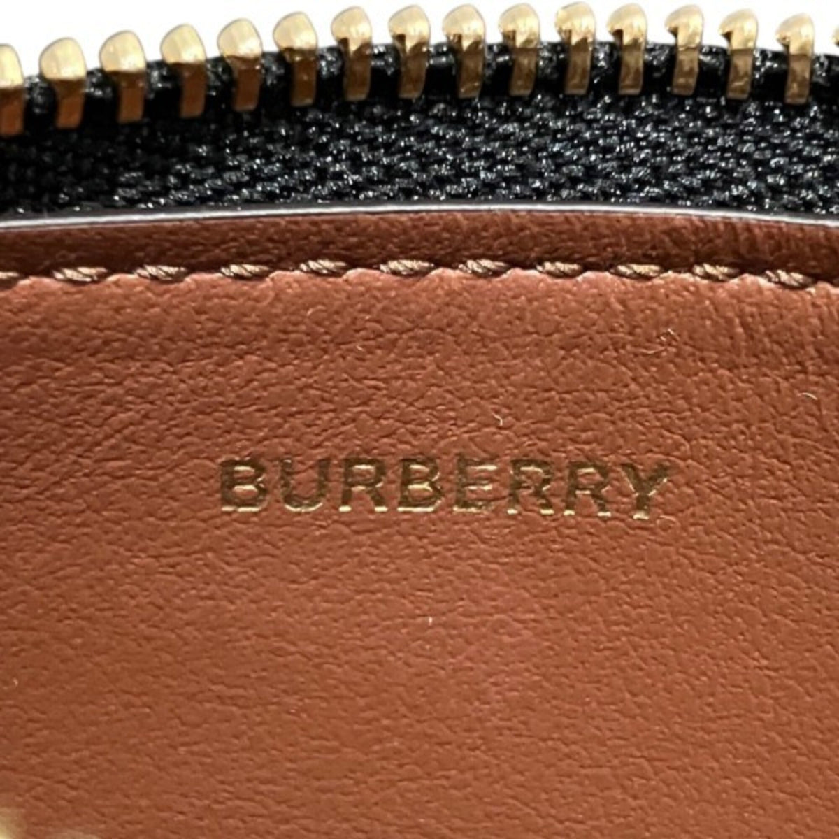Burberry Beige Pvc Leather Coin Purse/Coin Case (Pre-Owned)