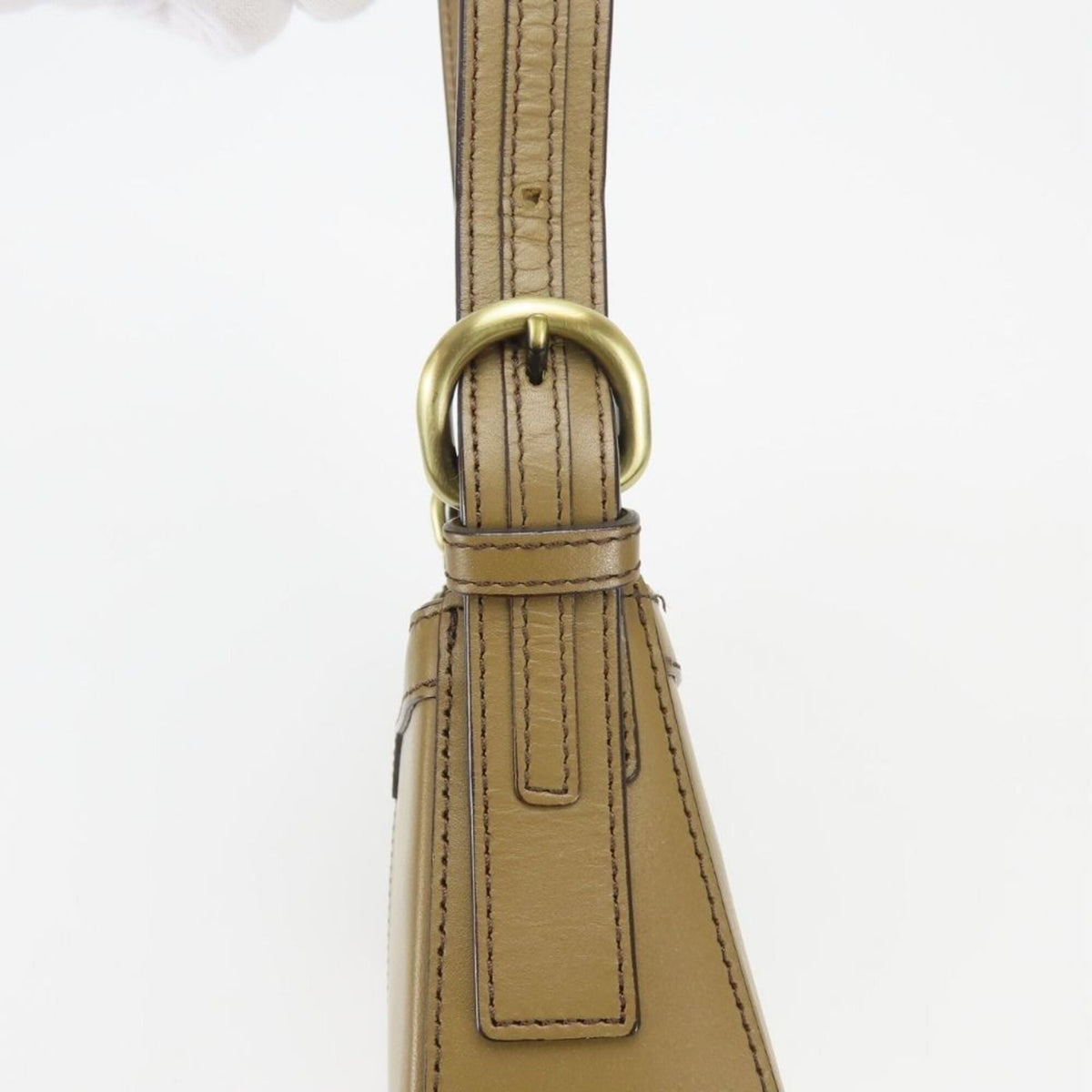 Burberry Brown Leather Shoulder Bag (Pre-Owned)