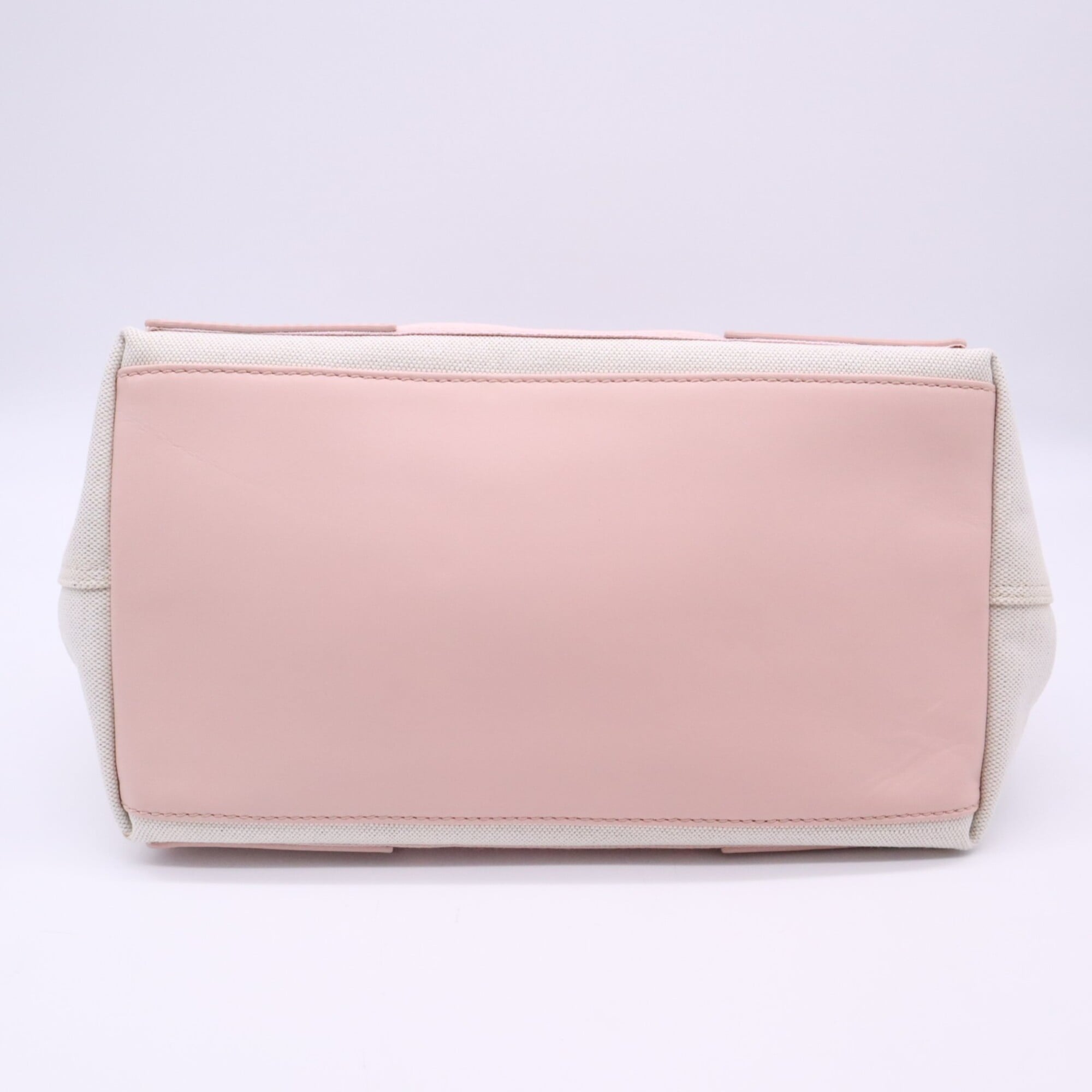 Balenciaga Ivory Pink Canvas Handbag (Pre-Owned)