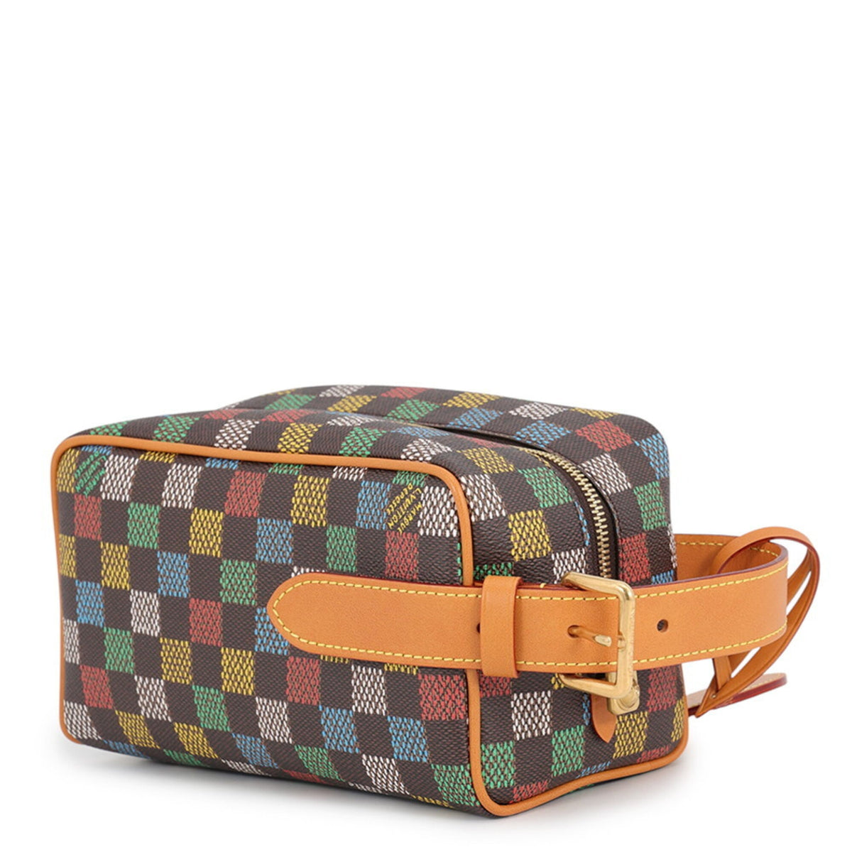 Louis Vuitton Damier Brown Damier Canvas Ebene Multi-Color Handbag (Pre-Owned)