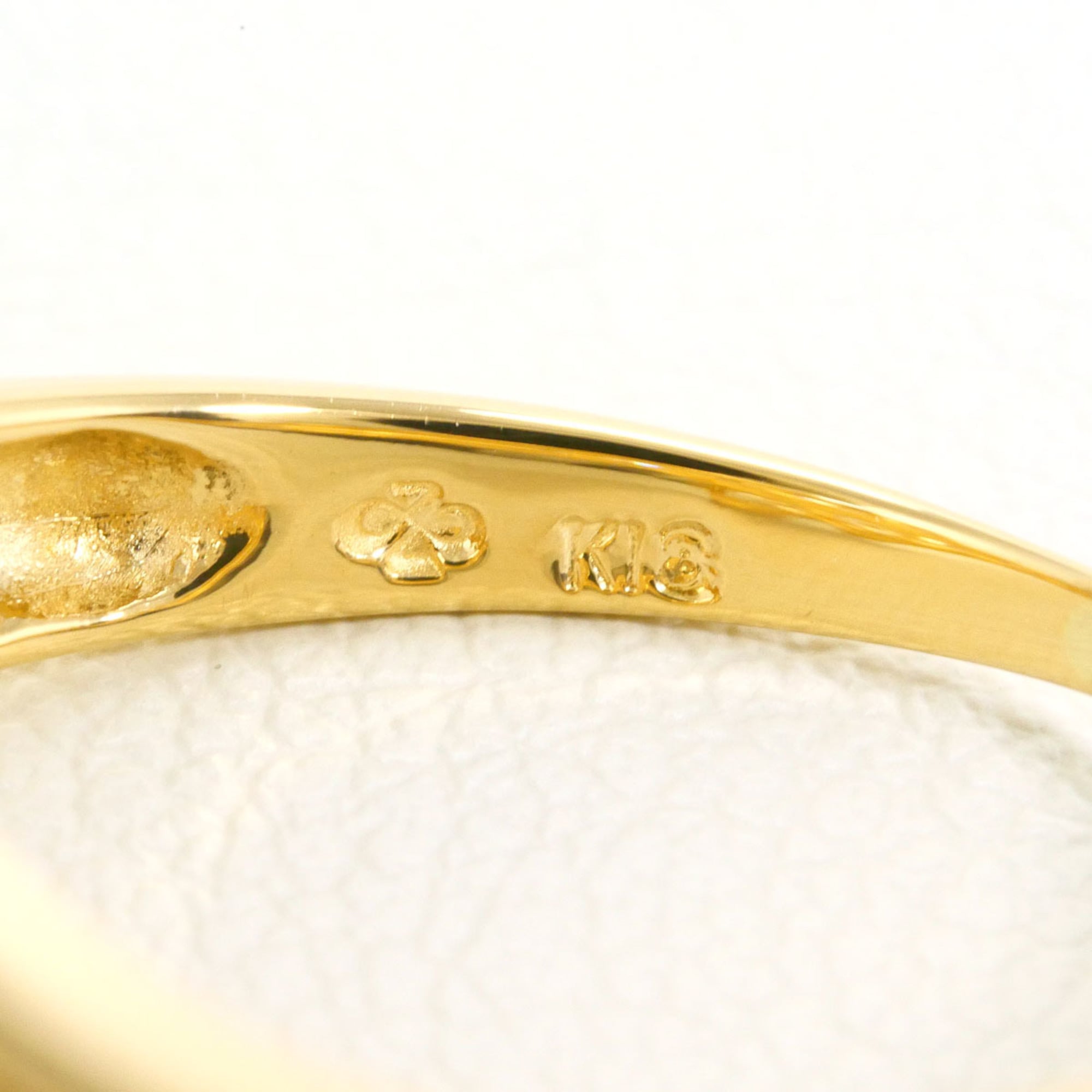 Unbranded Brown Yellow Gold Yellow Gold (18K) Band Ring (Pre-Owned)