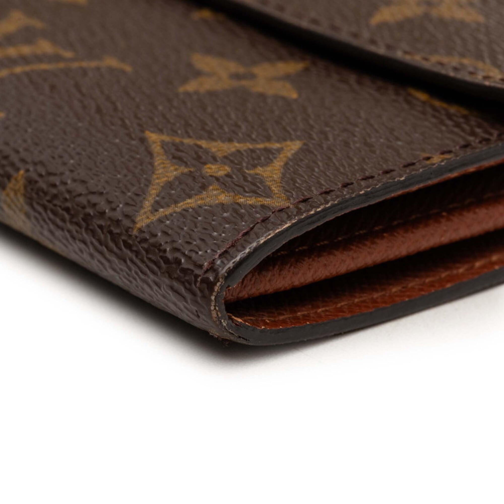 Louis Vuitton Brown Pvc Long Wallet (Bi-Fold) (Pre-Owned)