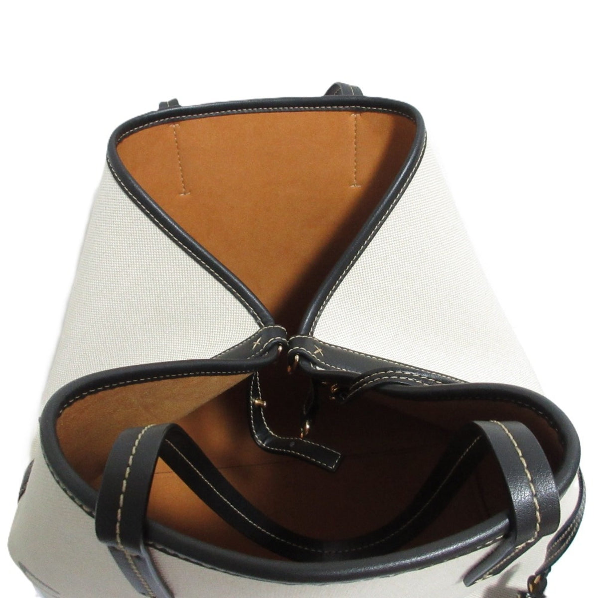 Stella Mccartney Beige Black Tote Bag (Pre-Owned)