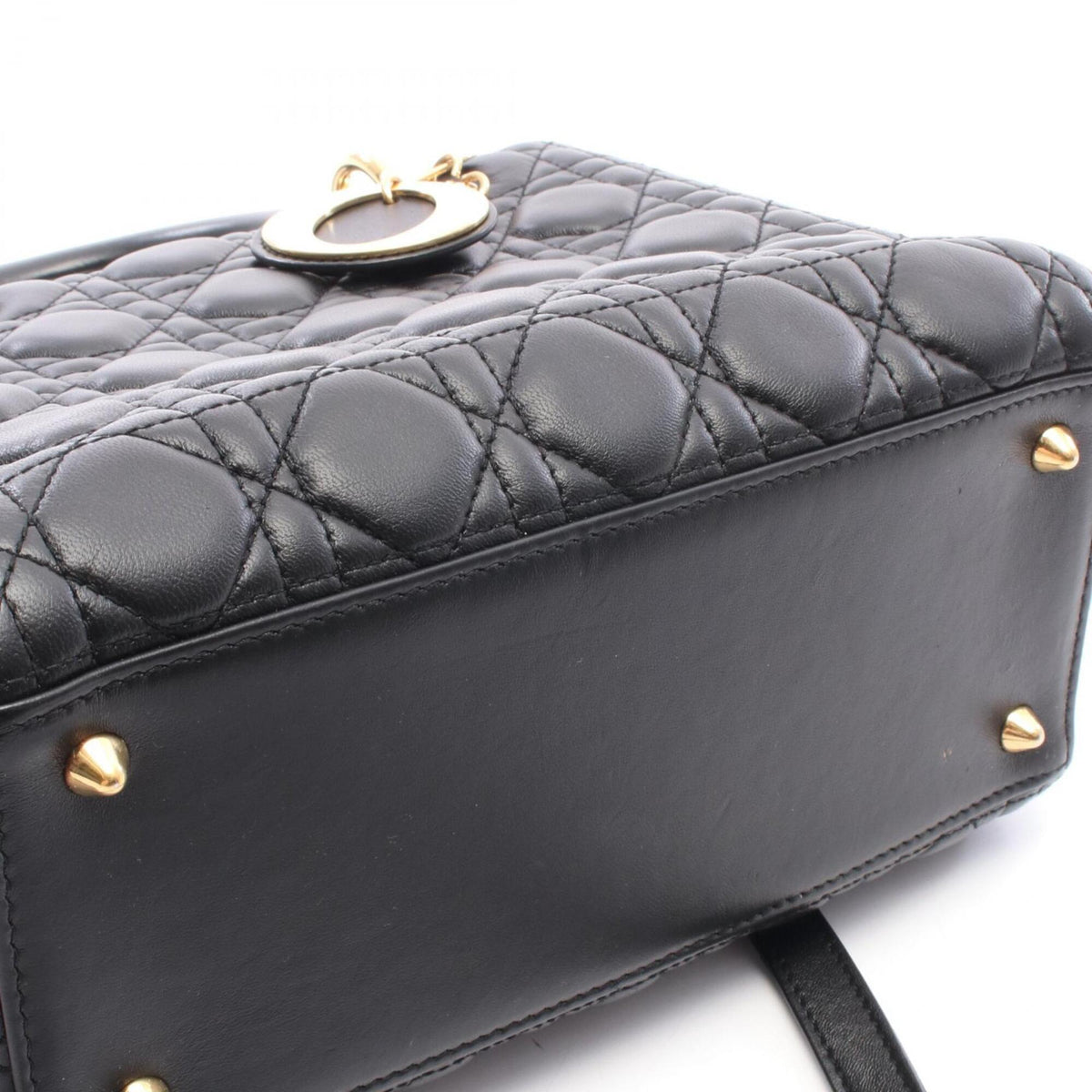 Christian Dior Black Leather Handbag (Pre-Owned)