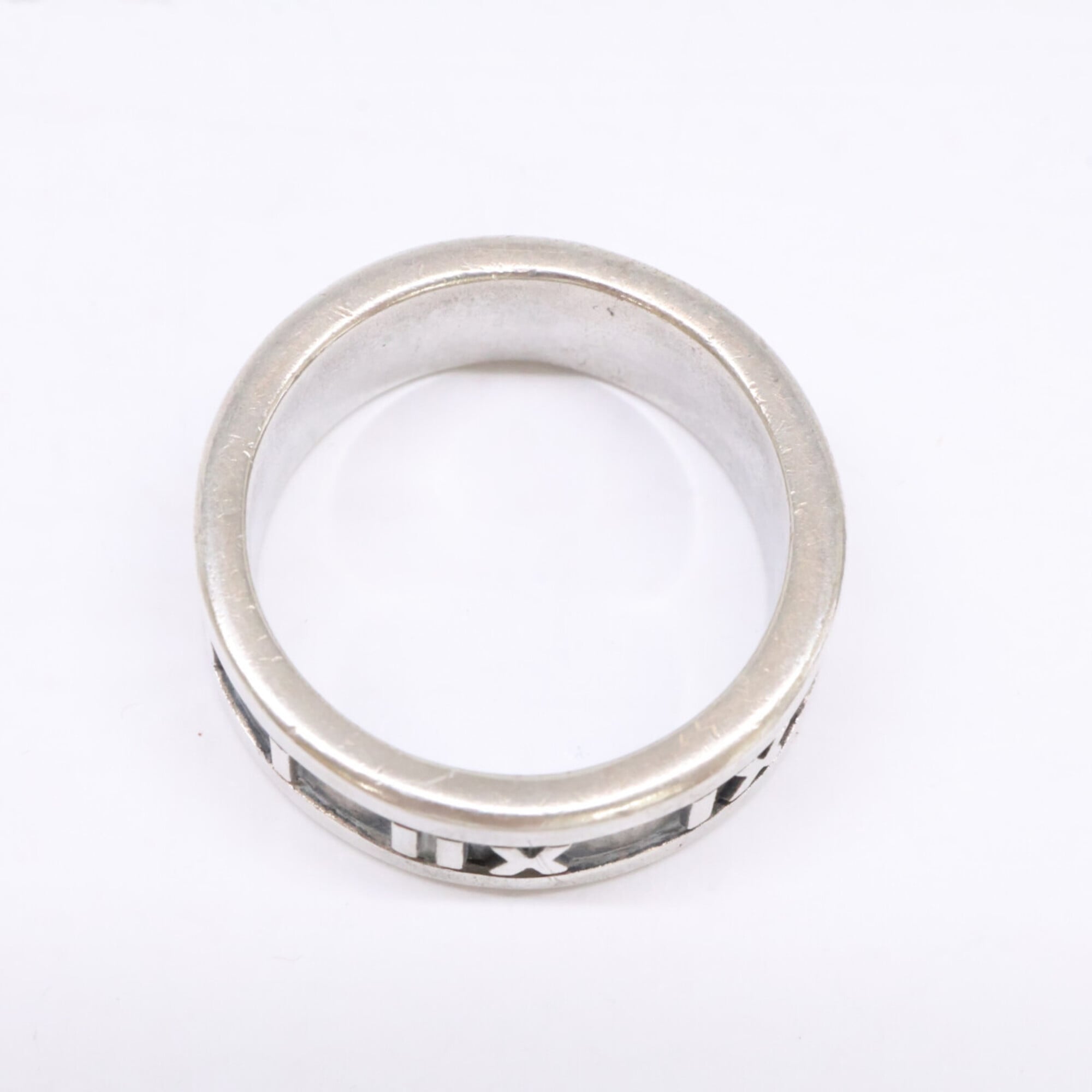 Tiffany Silver Silver 925 Band Ring (Pre-Owned)