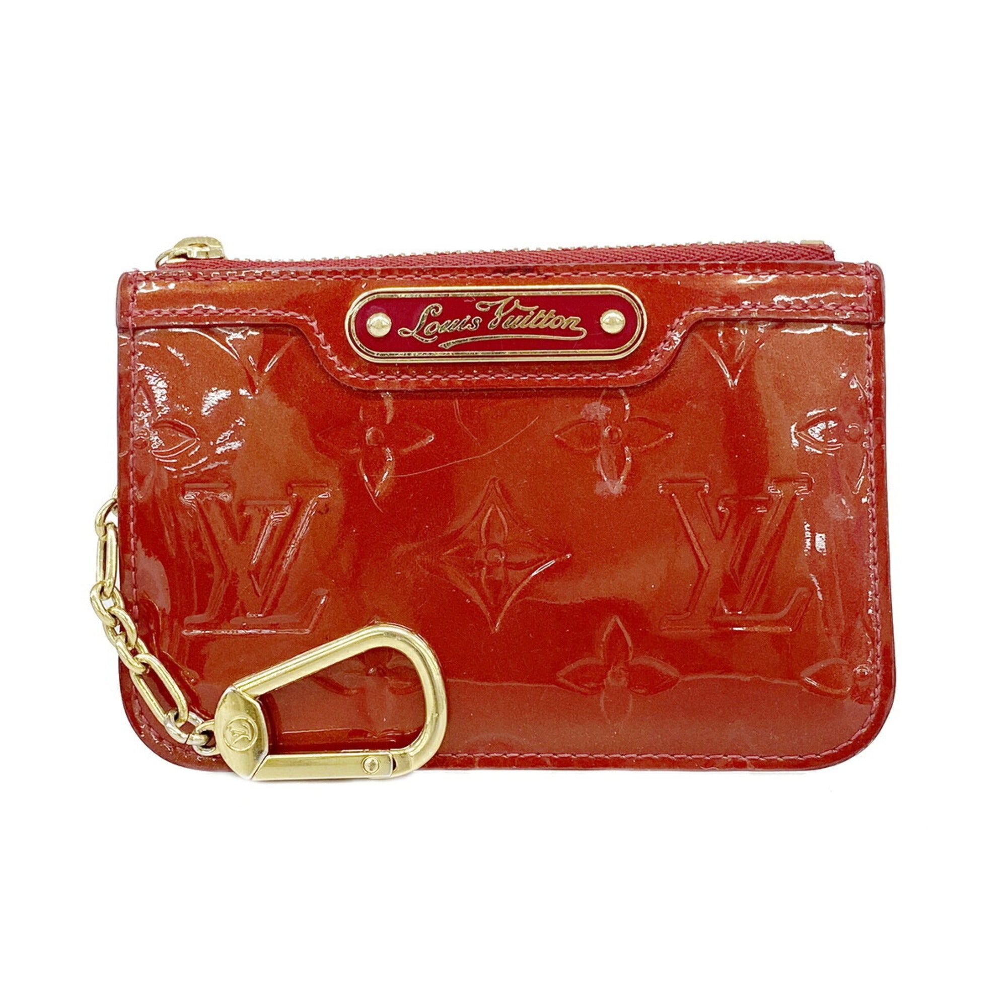 Louis Vuitton Rouge Grenadine Coin Purse/Coin Case (Pre-Owned)
