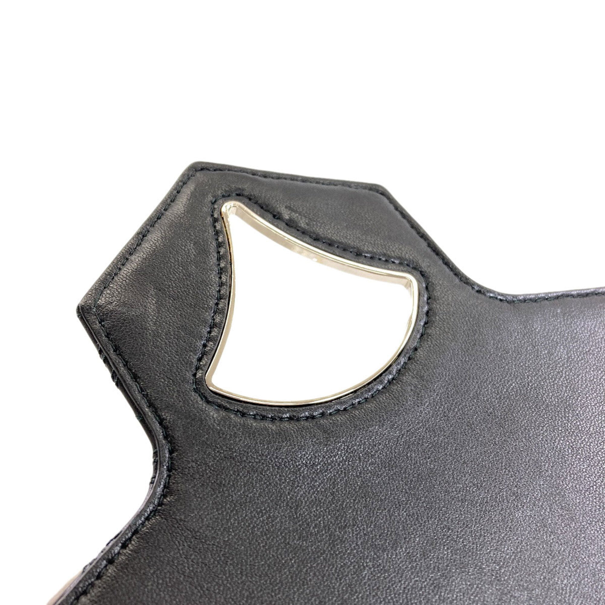 Bvlgari Black Leather Shoulder Bag (Pre-Owned)