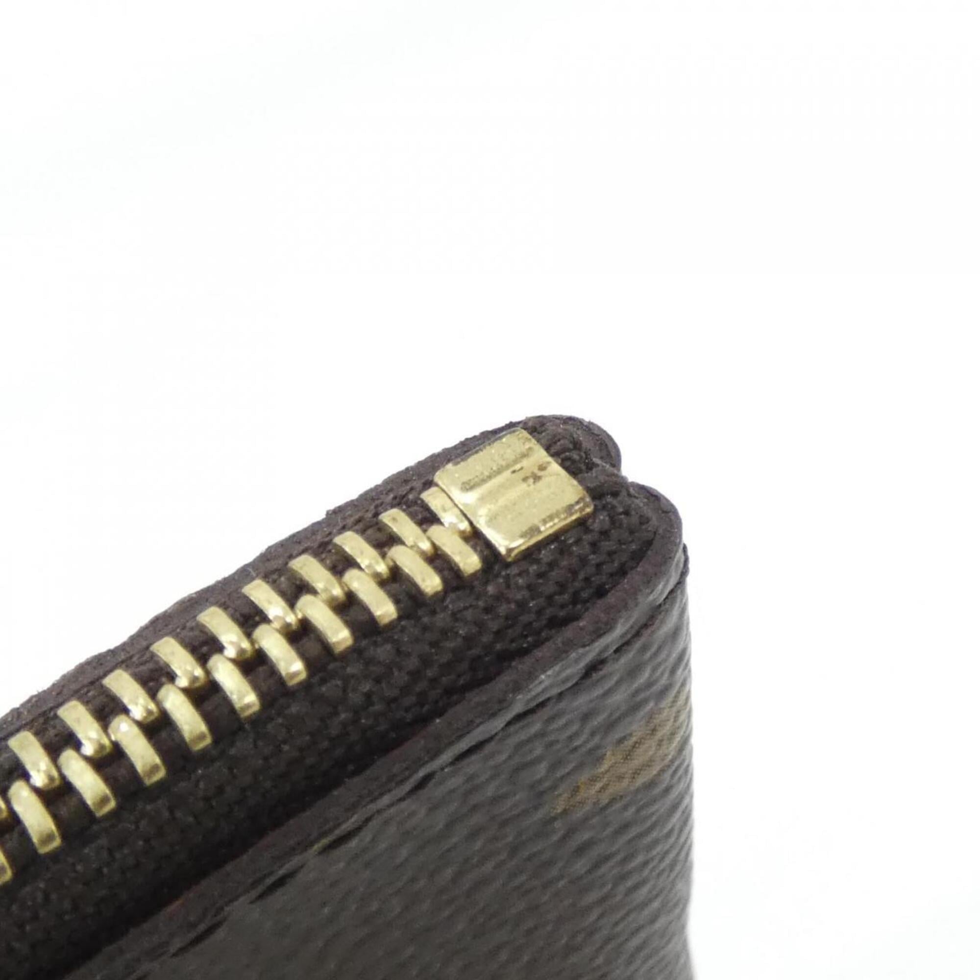 Louis Vuitton Marron Coated Canvas Coin Purse/Coin Case (Pre-Owned)