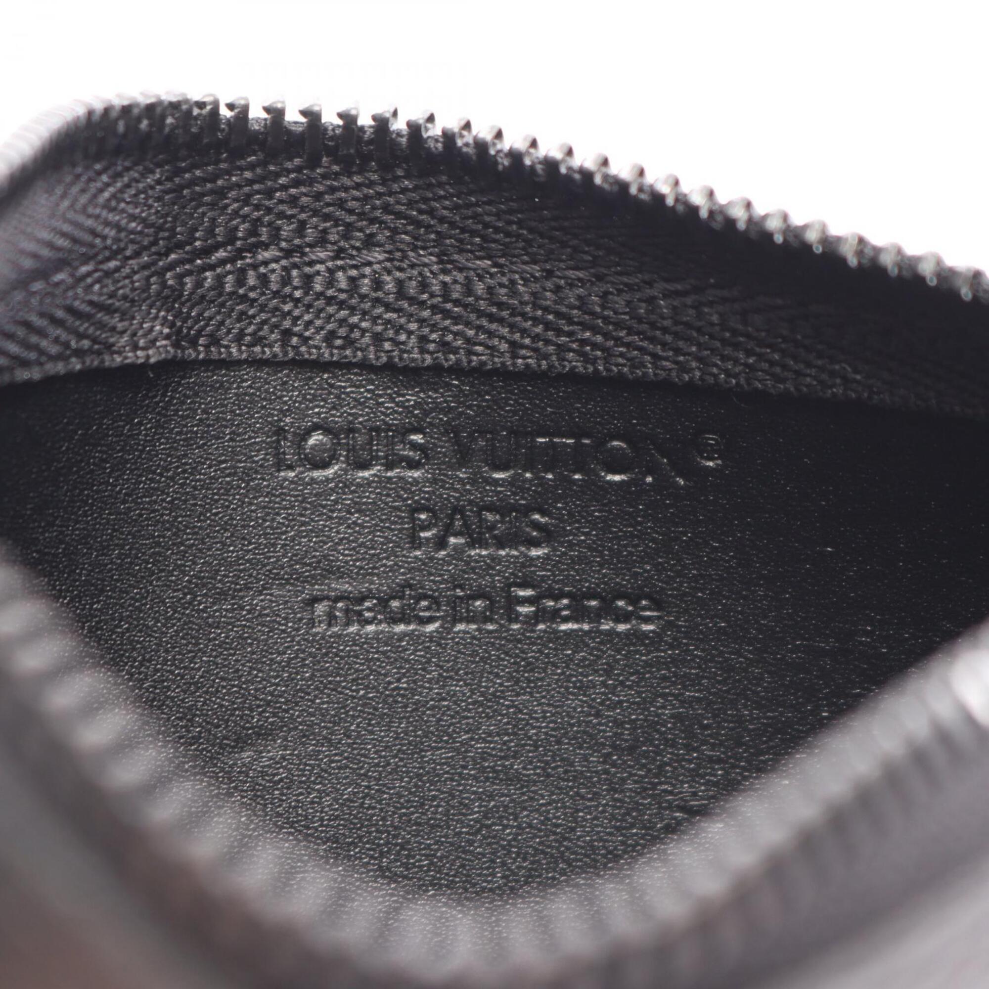 Louis Vuitton Monogram Black Pvc Coin Purse/Coin Case (Pre-Owned)