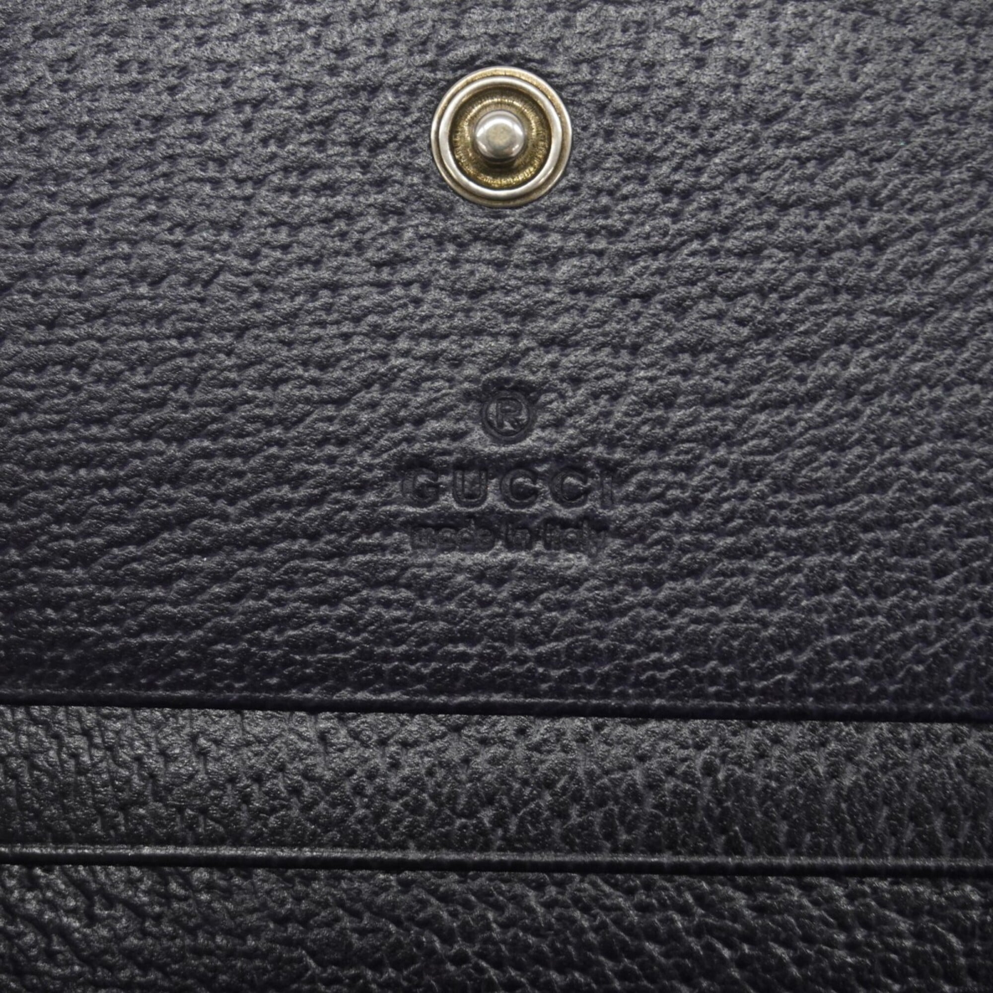 Gucci Navy Pvc Wallet (Bi-Fold) (Pre-Owned)