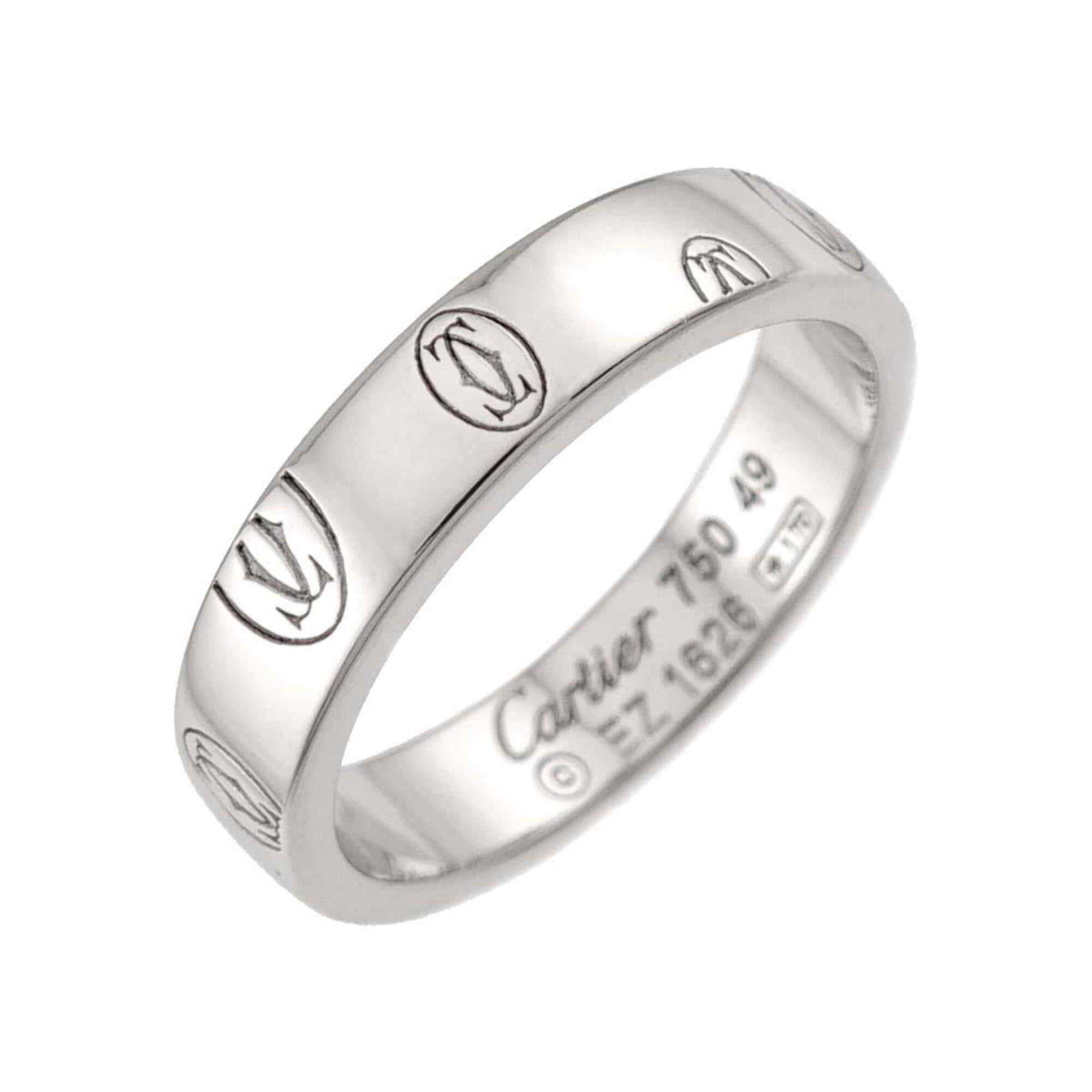 Cartier White Gold (18K) Band Ring (Pre-Owned)