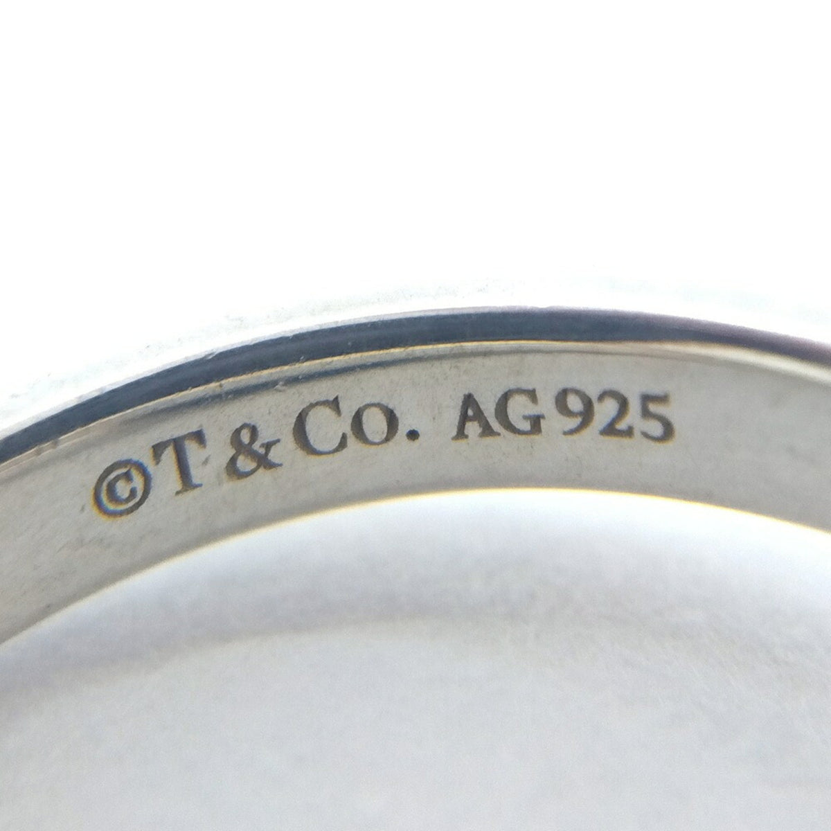 Tiffany Silver 925 Band Ring (Pre-Owned)