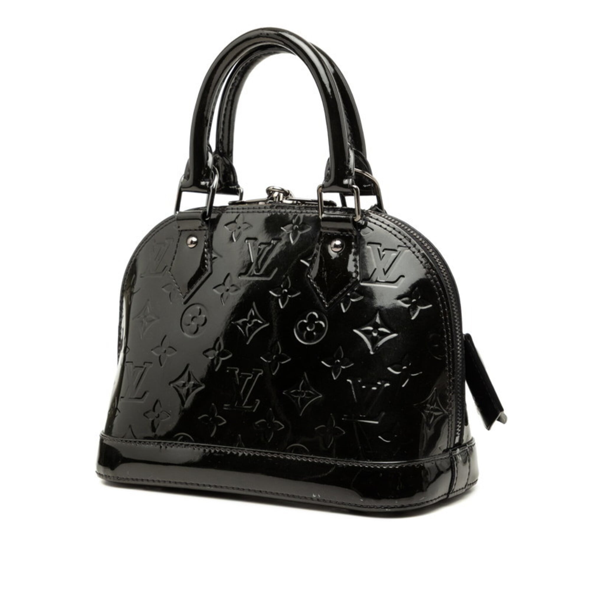 Louis Vuitton Monogram Vernis Black Noir Magnétique Patent Leather Handbag Shoulder Bag (Pre-Owned)