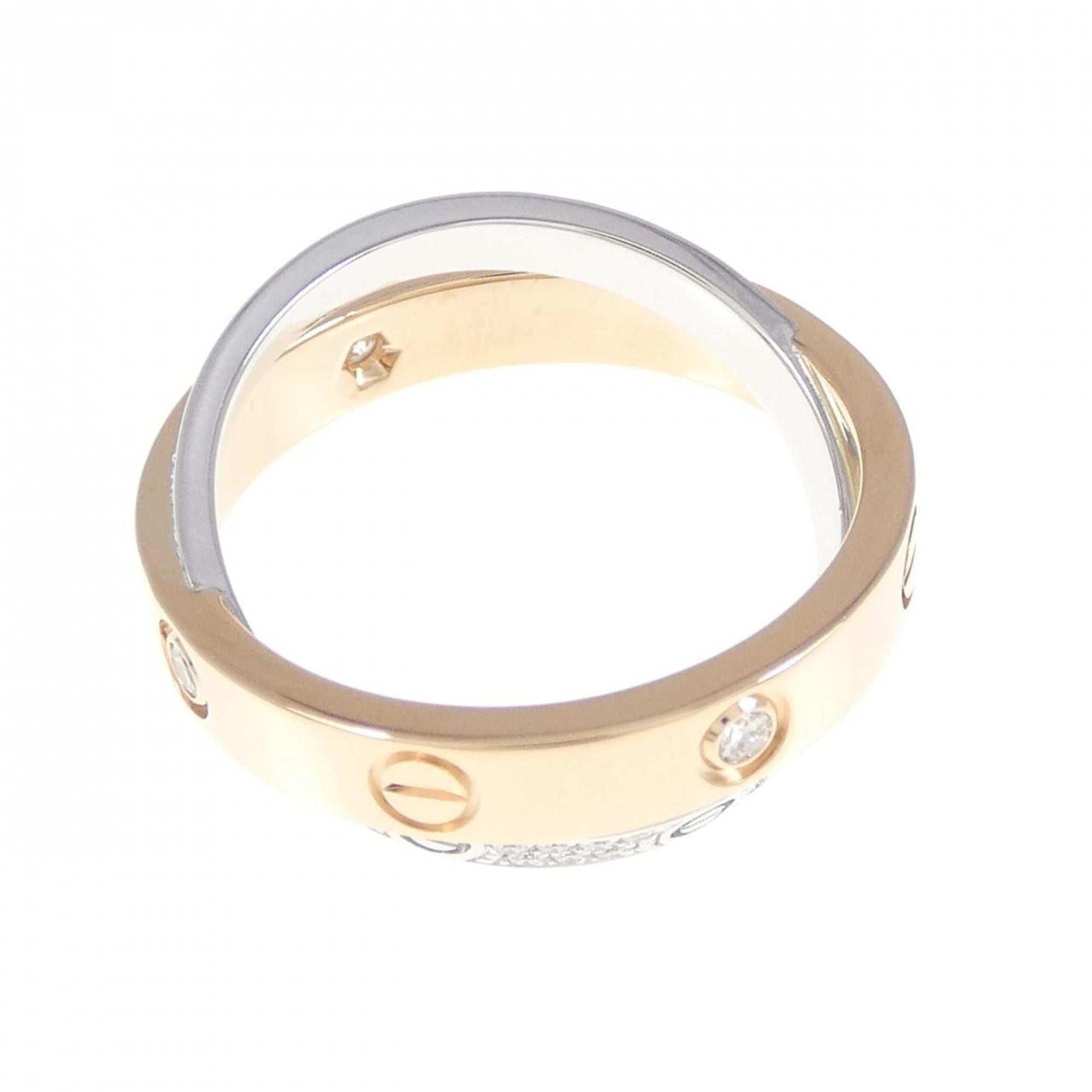 Cartier Pink Gold White Gold Pink Gold (18K) White Gold (18K) Band Ring (Pre-Owned)