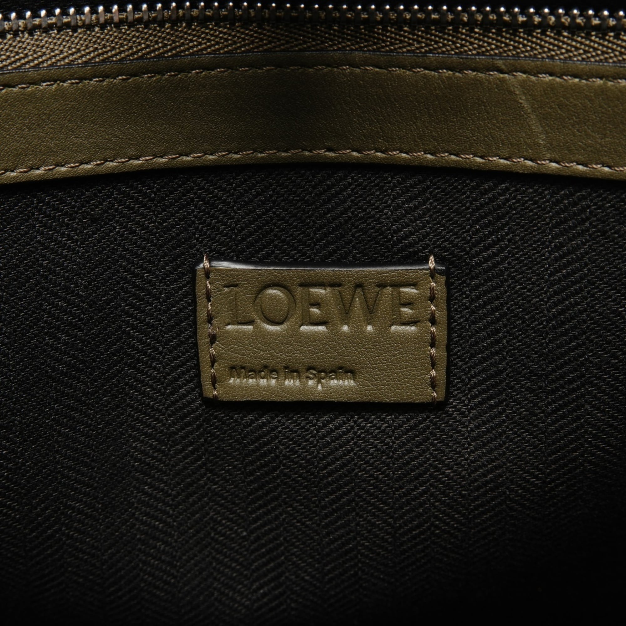 Loewe Khaki Tote Bag (Pre-Owned)