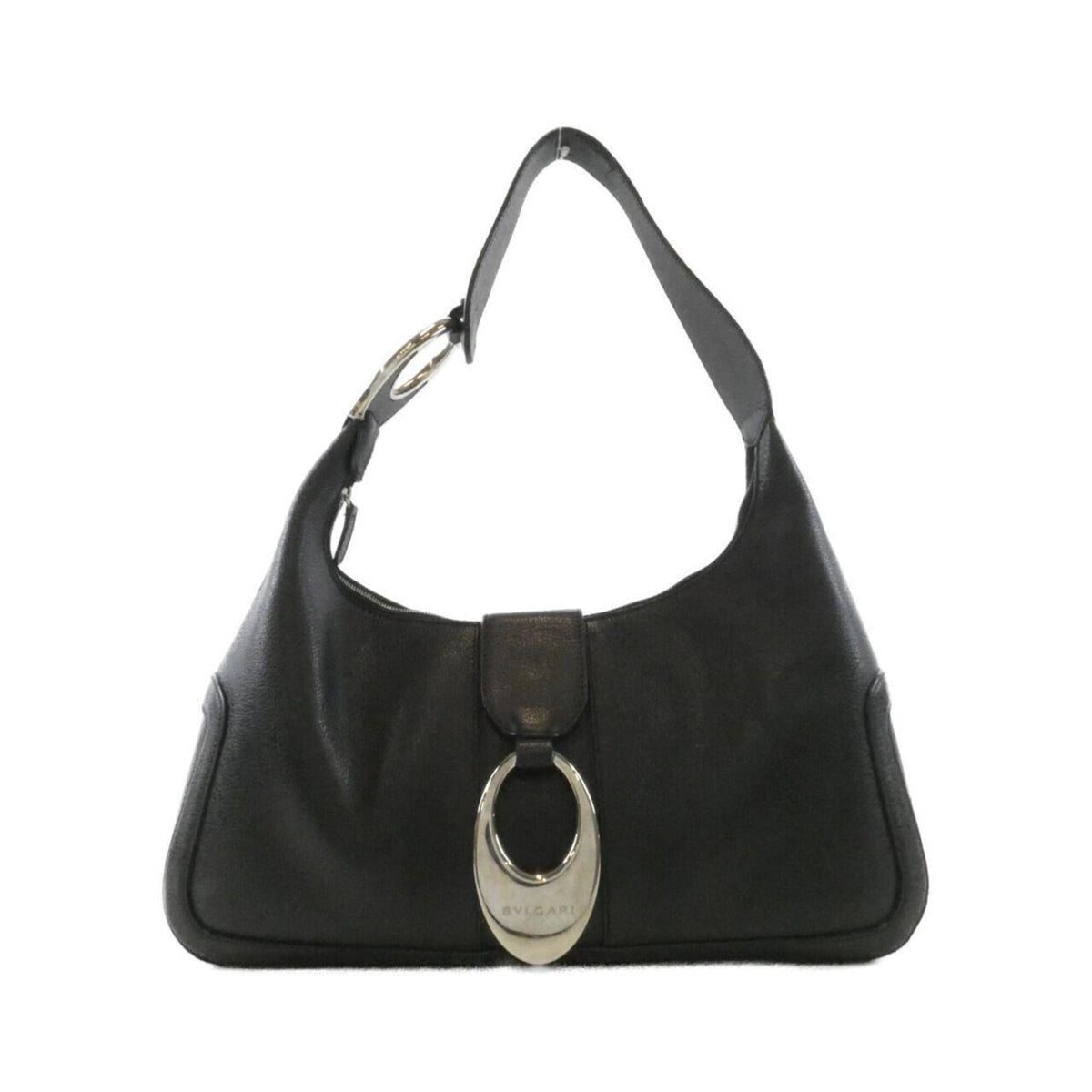 Bvlgari Black Leather Shoulder Bag (Pre-Owned)