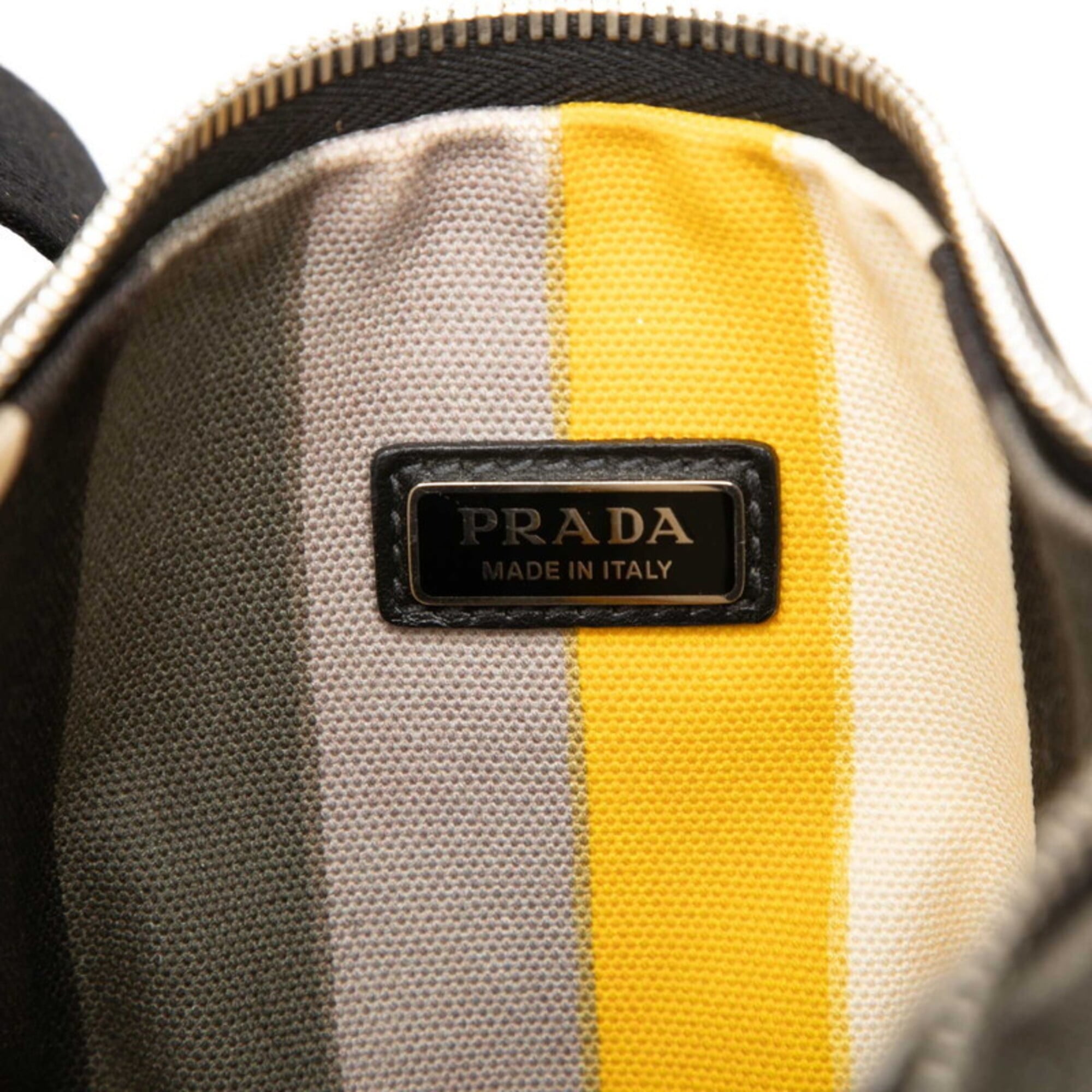 Prada Multi-Color Canvas Shoulder Bag (Pre-Owned)