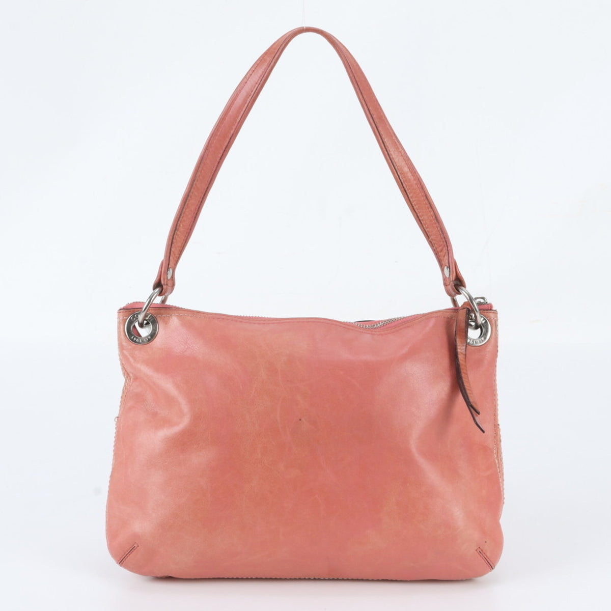 Coach Pink Leather Handbag Shoulder Bag Tote Bag (Pre-Owned)