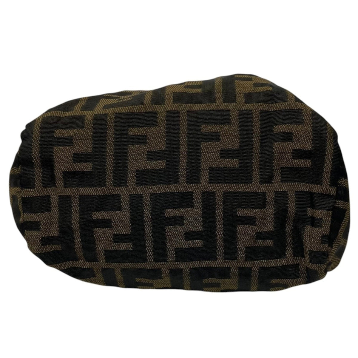 Fendi Zucca Brown Canvas Handbag (Pre-Owned)