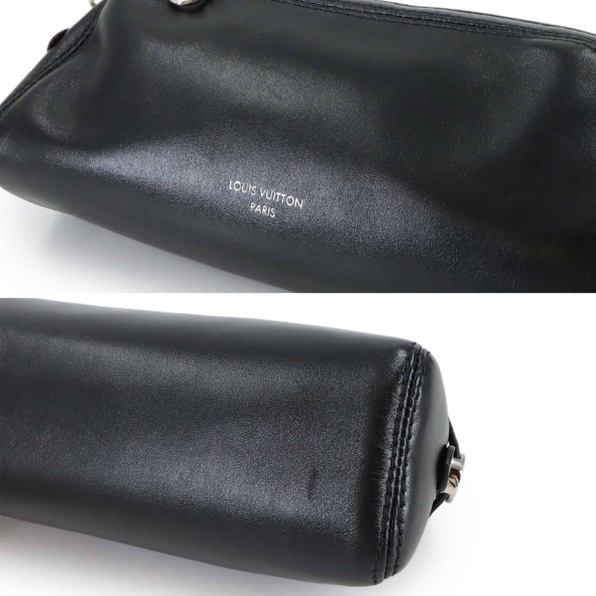 Louis Vuitton Monogram Noir Monogram Canvas Leather Handbag Pochette Shoulder Bag (Pre-Owned)
