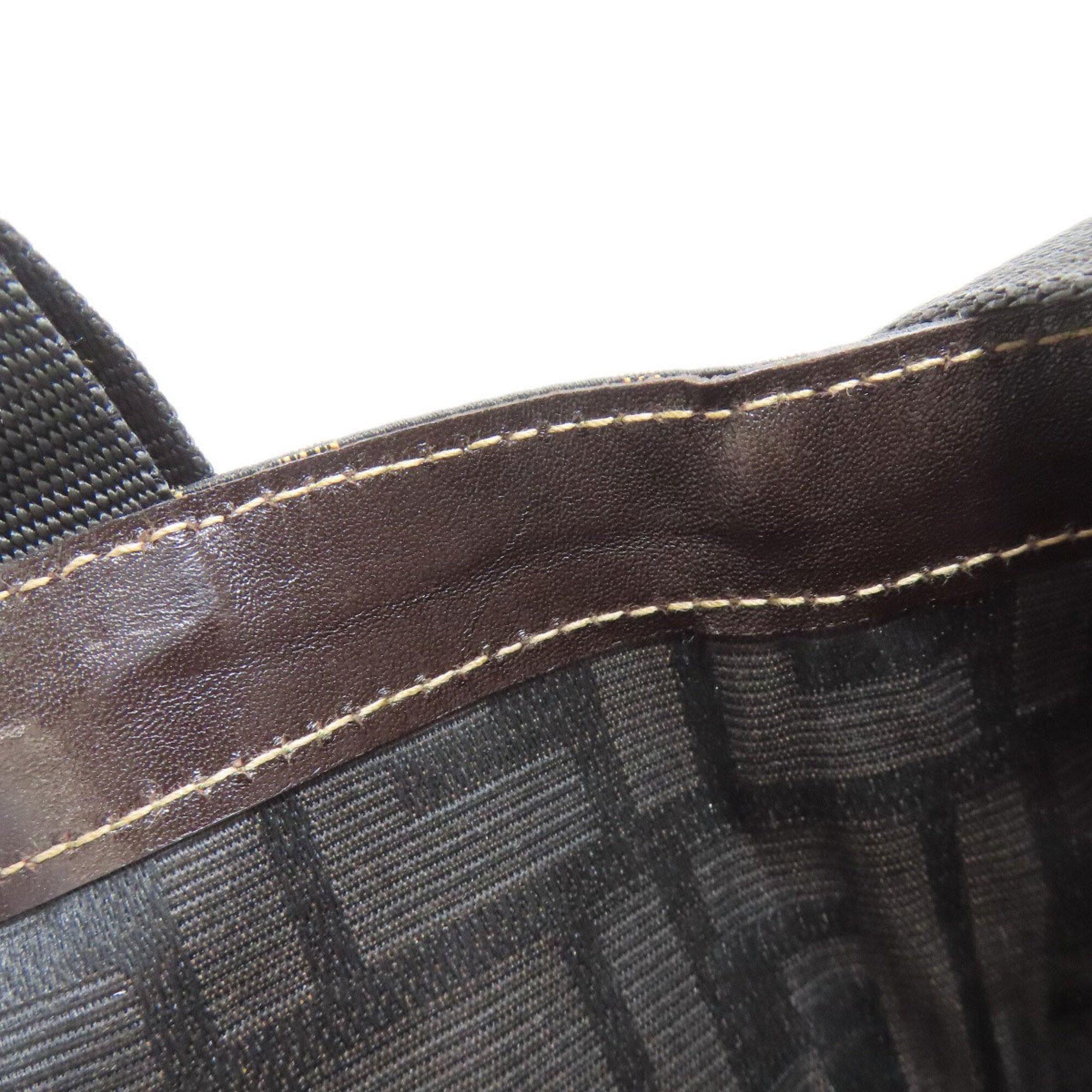 Fendi Brown Canvas Eco-Bag Tote Bag (Pre-Owned)