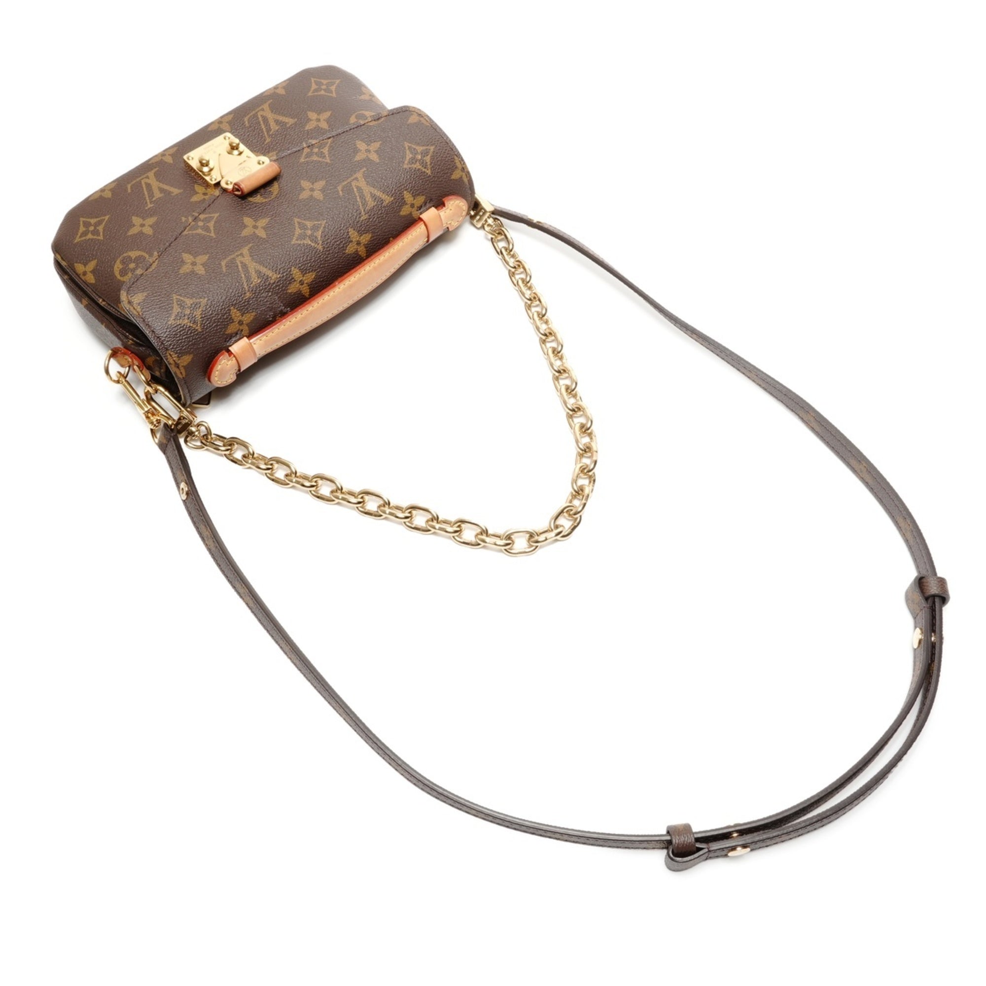 Louis Vuitton Brown Monogram Pochette Shoulder Bag (Pre-Owned)