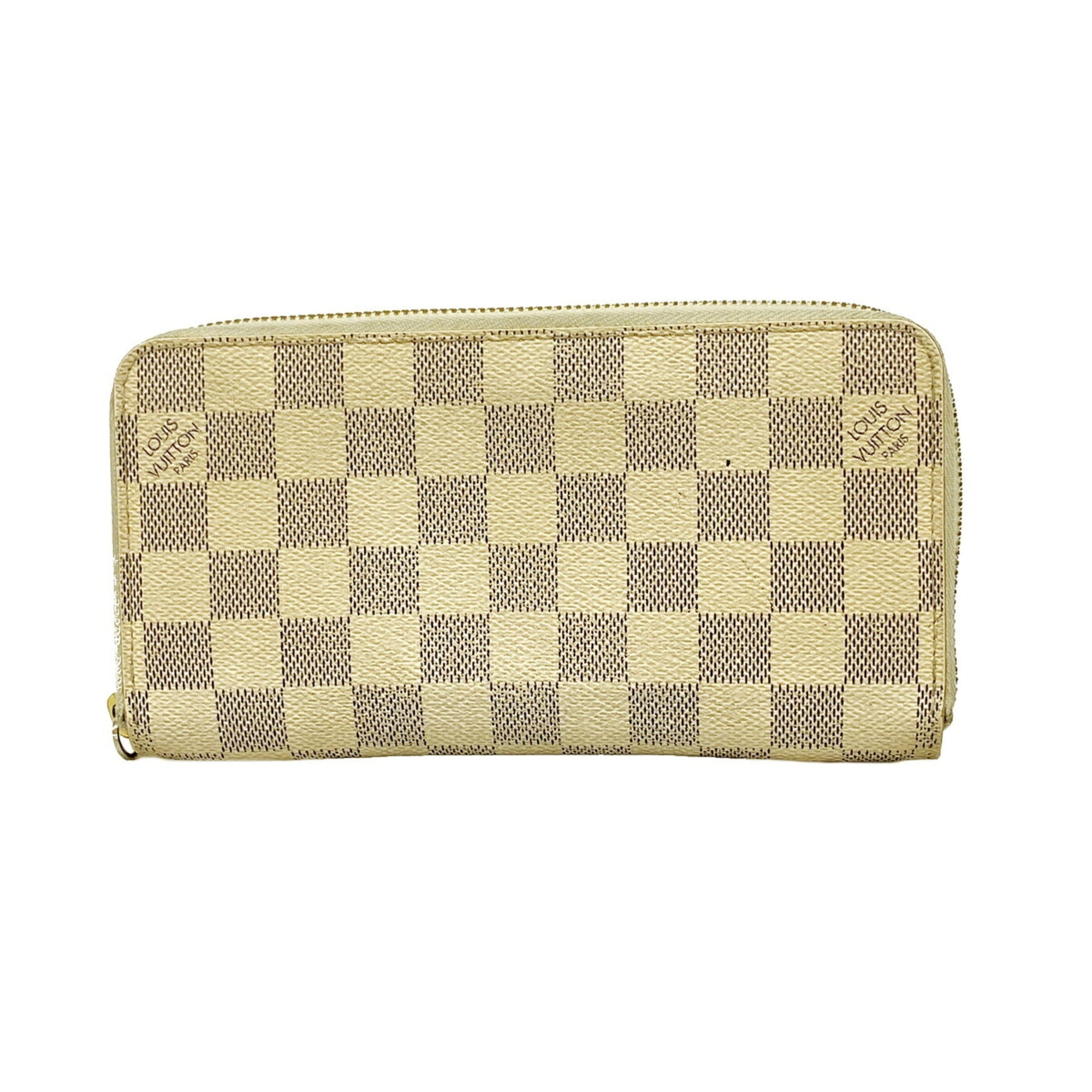 Louis Vuitton White Long Wallet (Bi-Fold) (Pre-Owned)