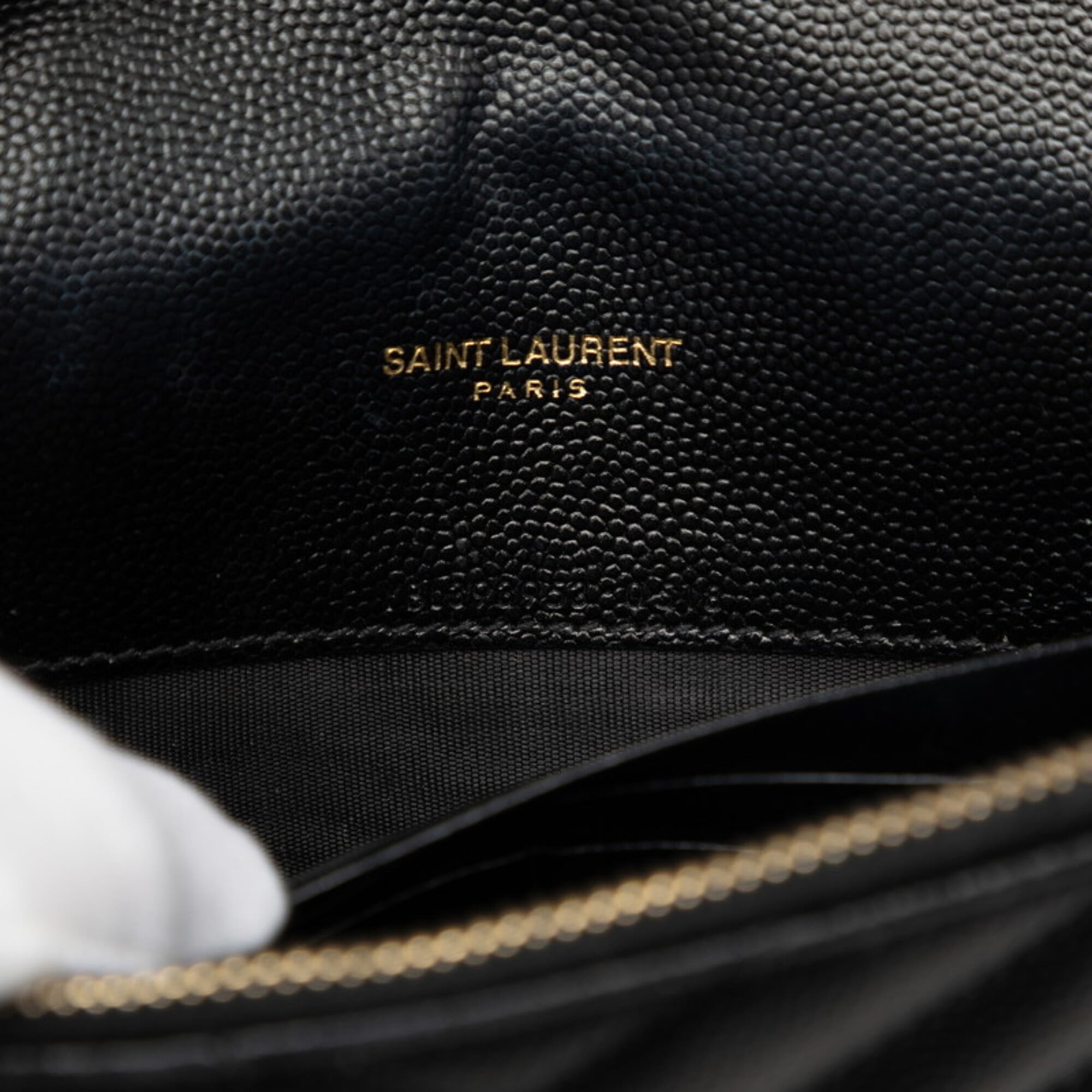 Saint Laurent Navy Leather Shoulder Bag (Pre-Owned)