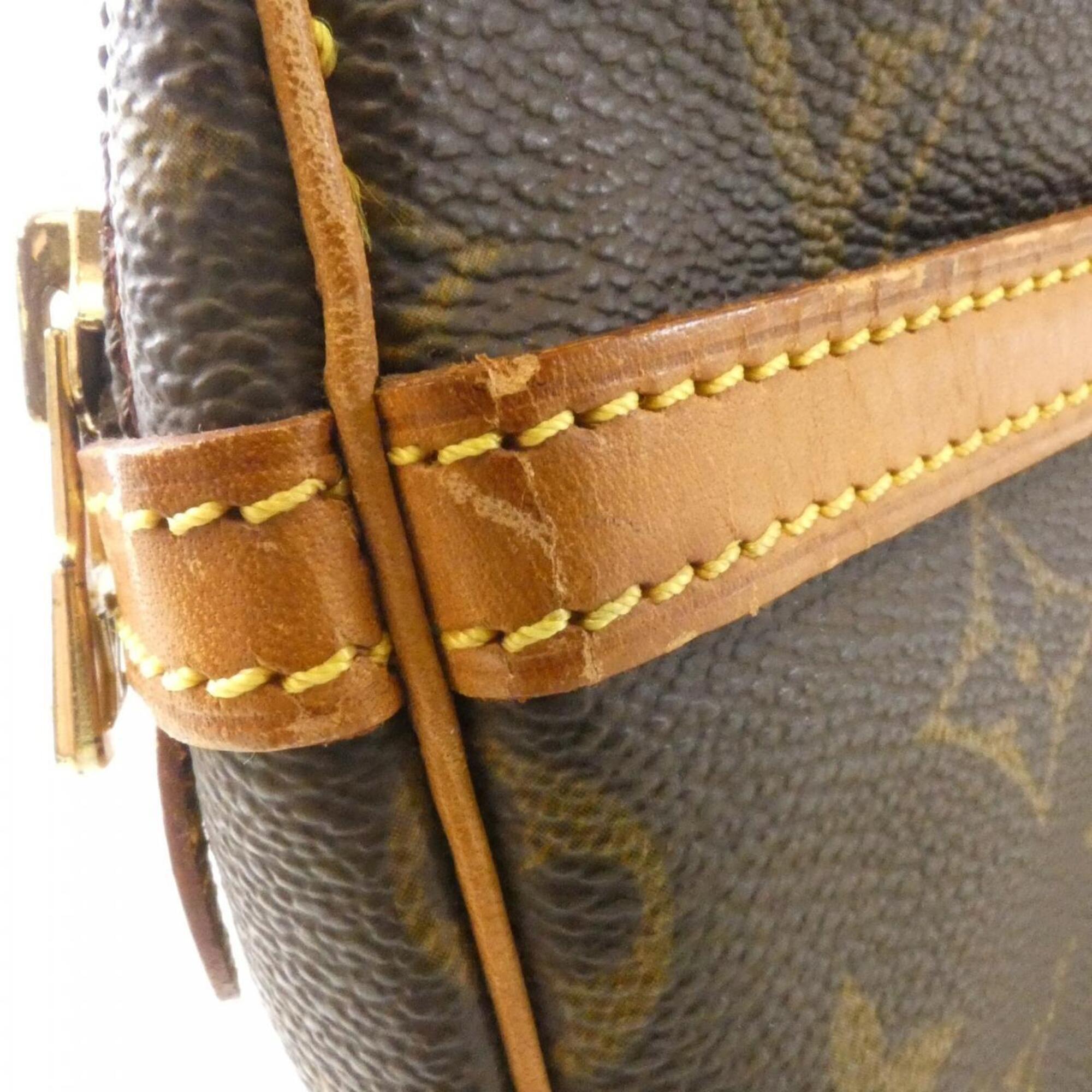 Louis Vuitton Monogram Marron Coated Canvas Handbag (Pre-Owned)