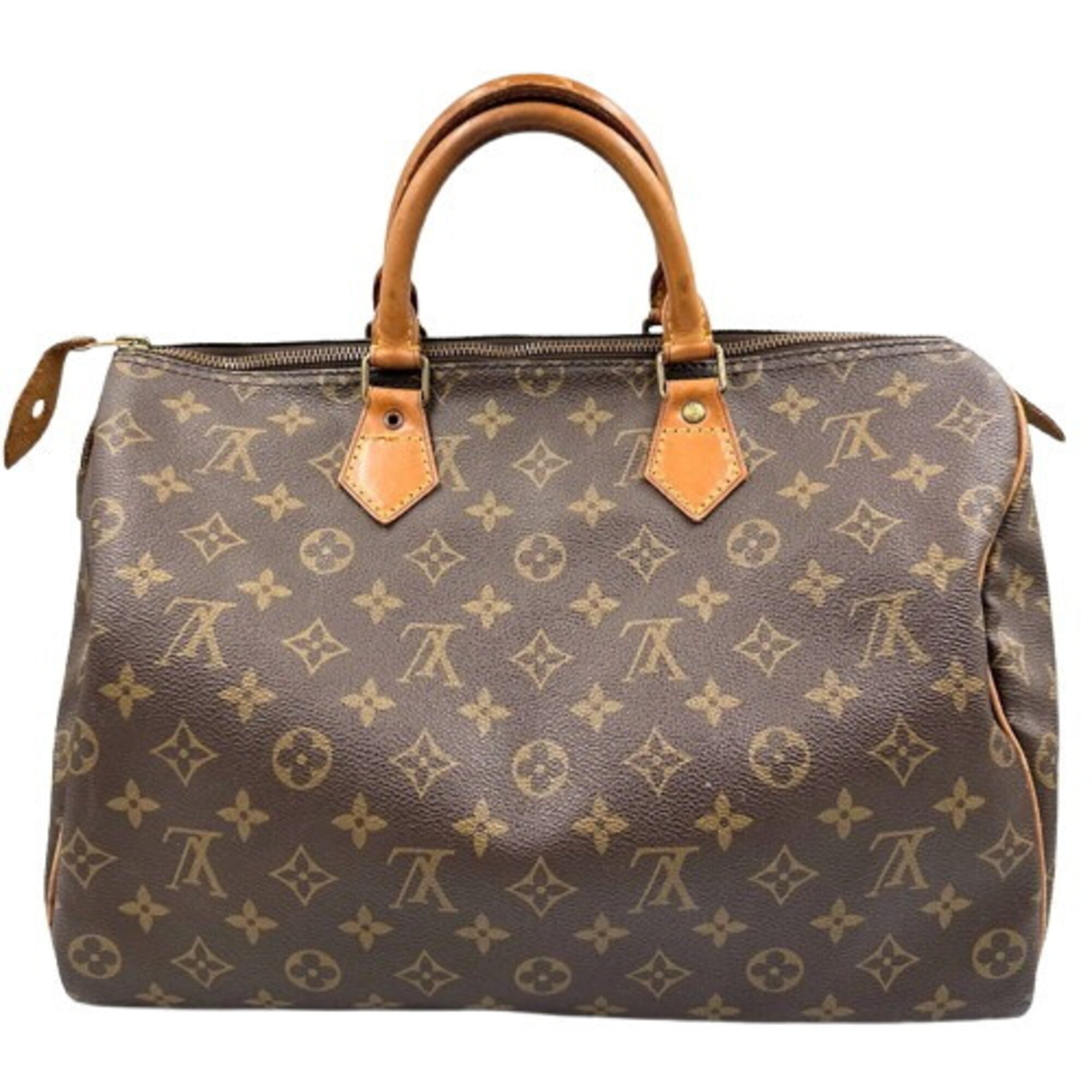 Louis Vuitton Monogram Brown Pvc Boston Bag Handbag (Pre-Owned)