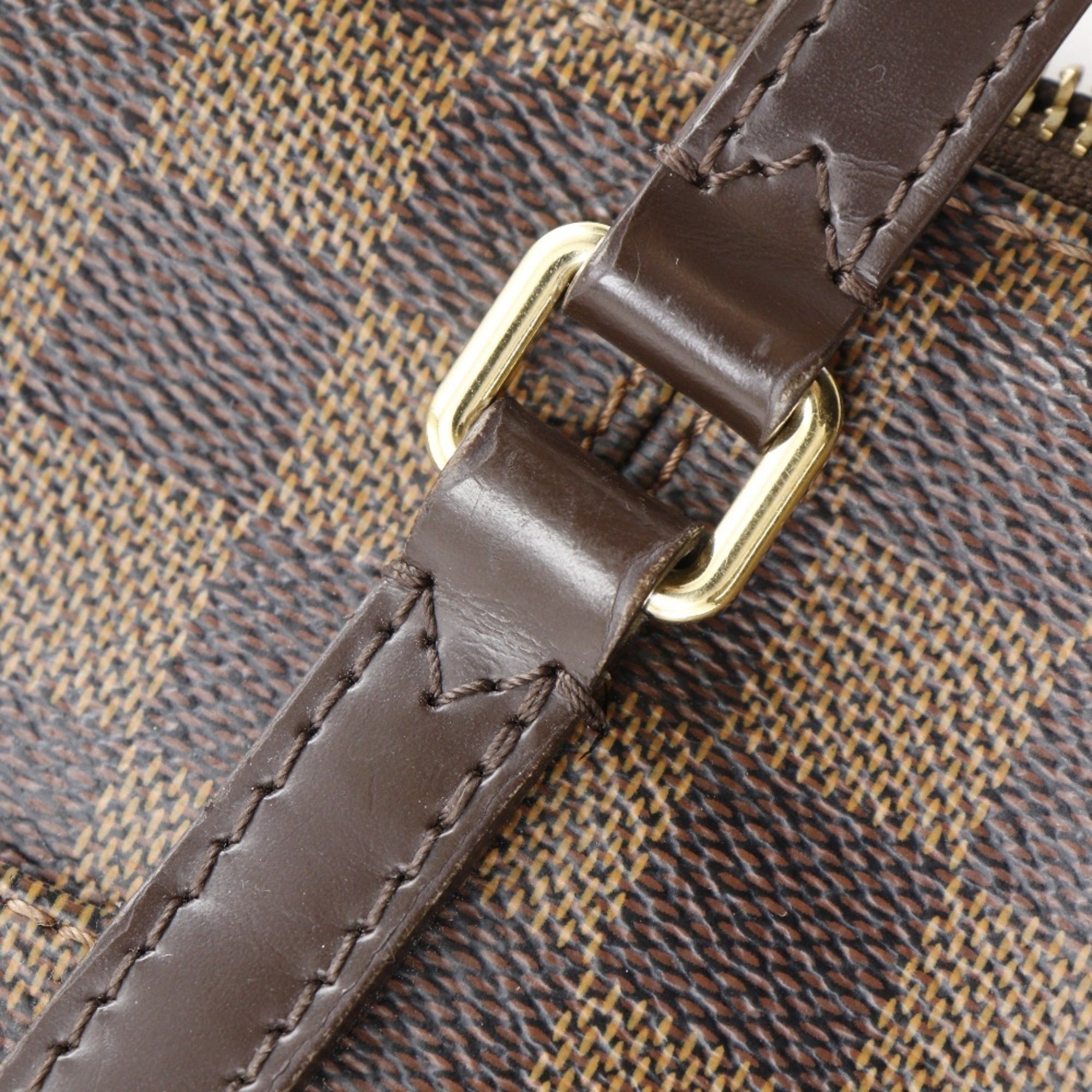 Louis Vuitton Damier Brown Damier Canvas Tote Bag (Pre-Owned)