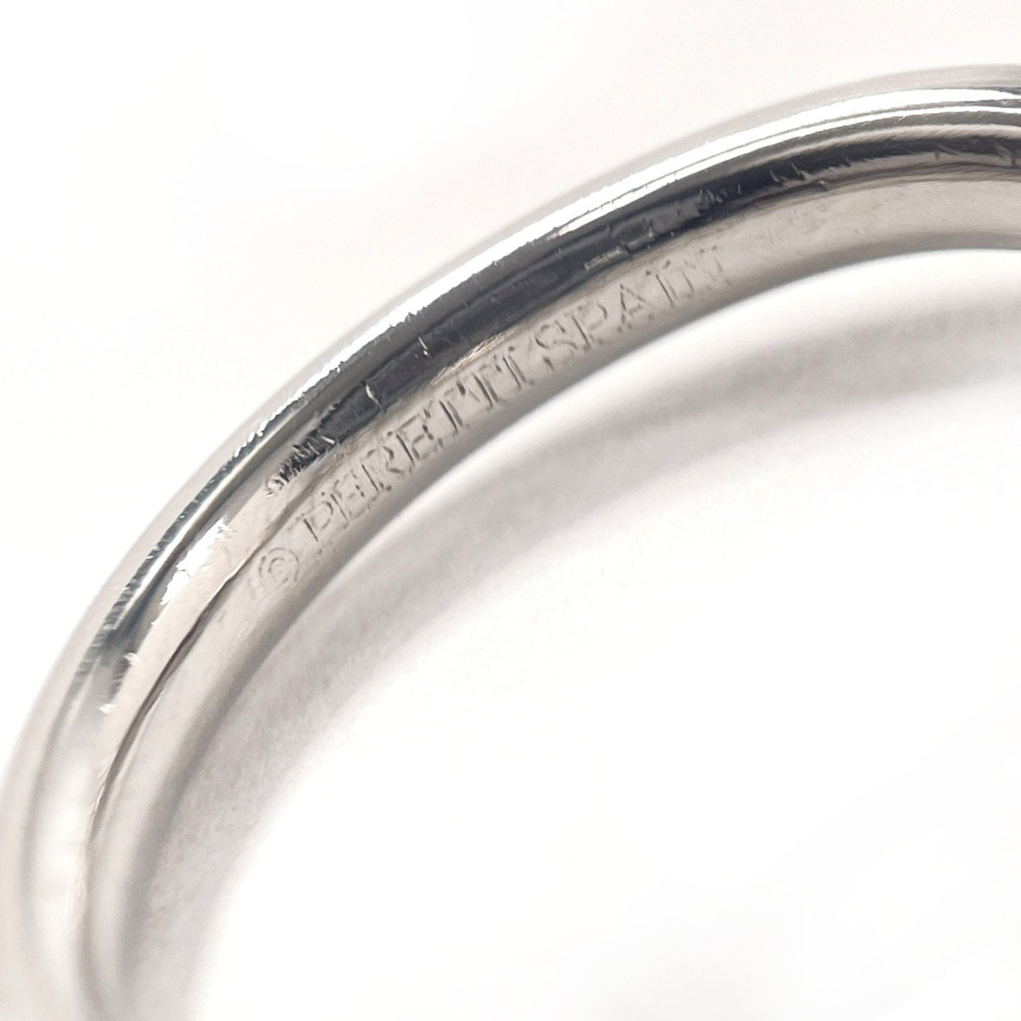 Tiffany Platinum Platinum 950 Band Ring (Pre-Owned)